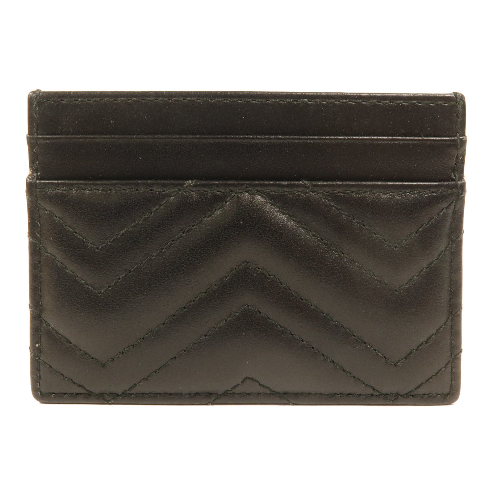 GUCCI 牛皮皮革GG Marmont Card Case卡片套