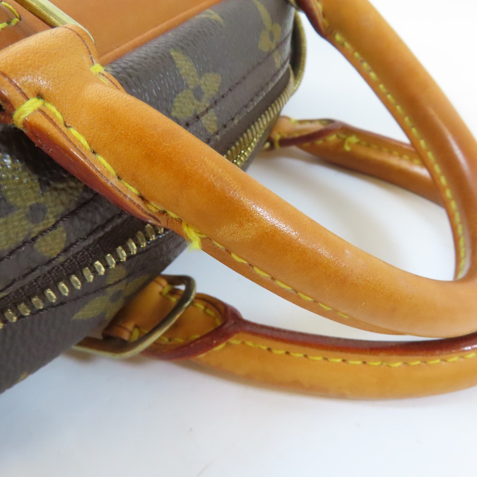 LOUIS VUITTON 【激減優惠】Monogram Trouville金扣手挽袋啡色