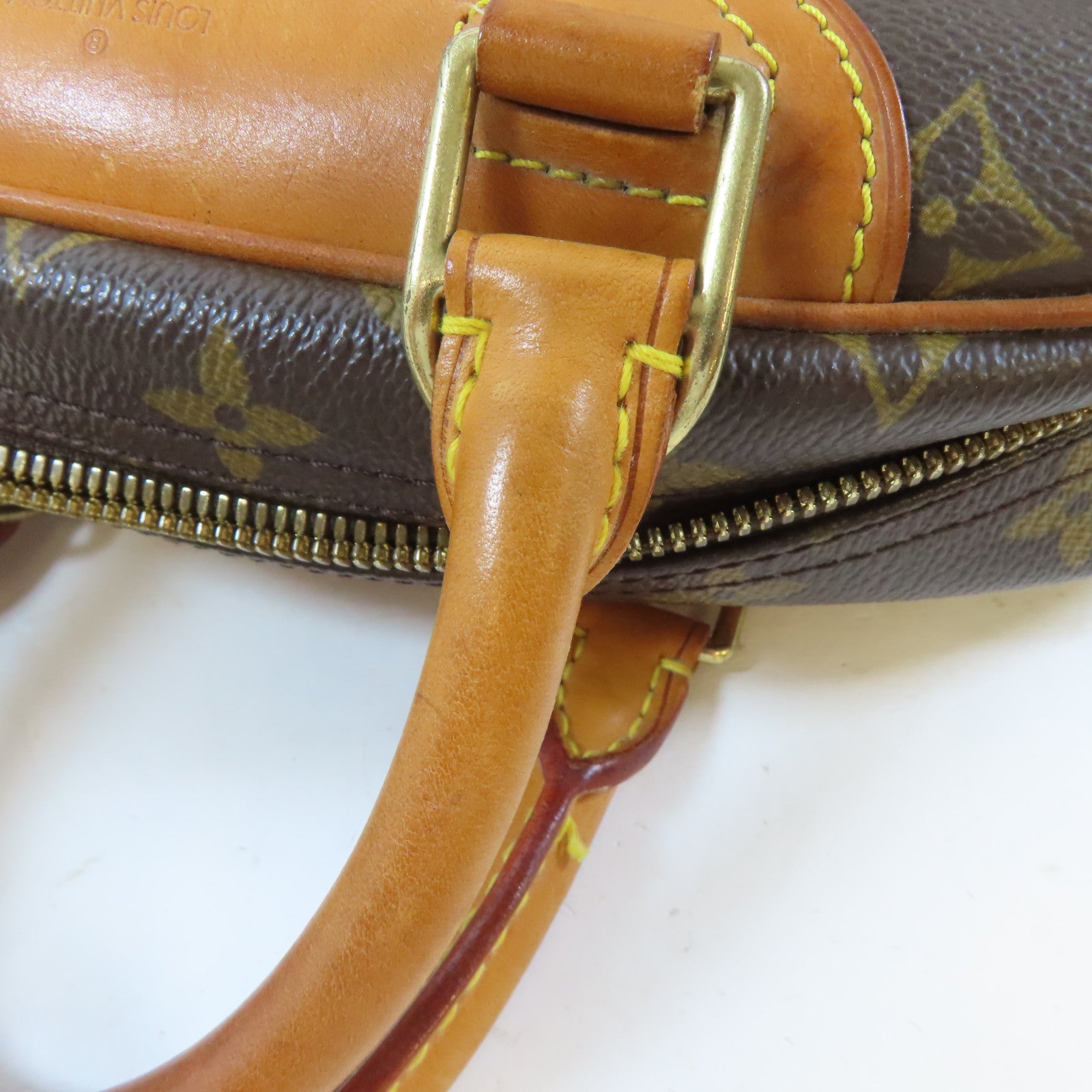 LOUIS VUITTON 【激減優惠】Monogram Trouville金扣手挽袋啡色