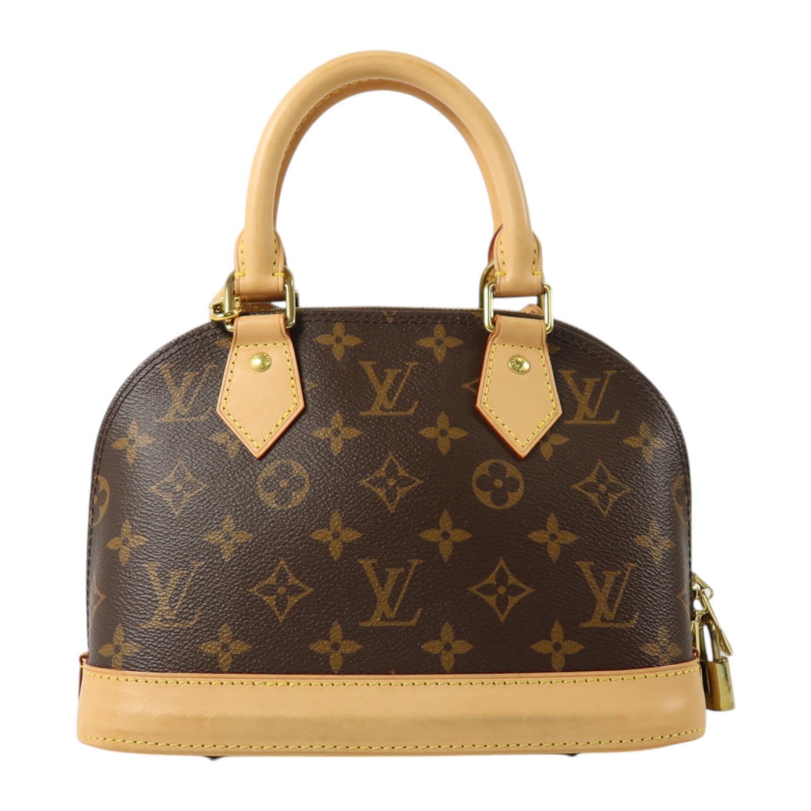 LOUIS VUITTON Monogram Alma BB金扣手挽肩背兩用袋