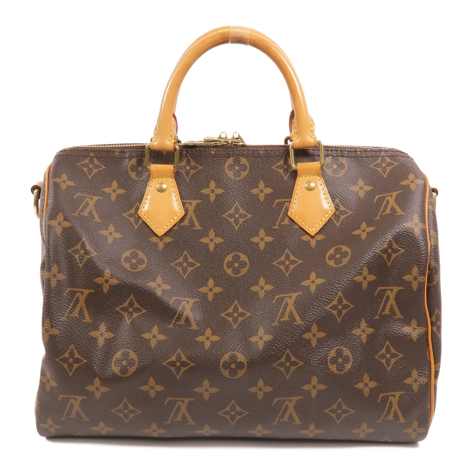 LOUIS VUITTON Monogram Speedy Bandouliere 30手挽肩背兩用袋
