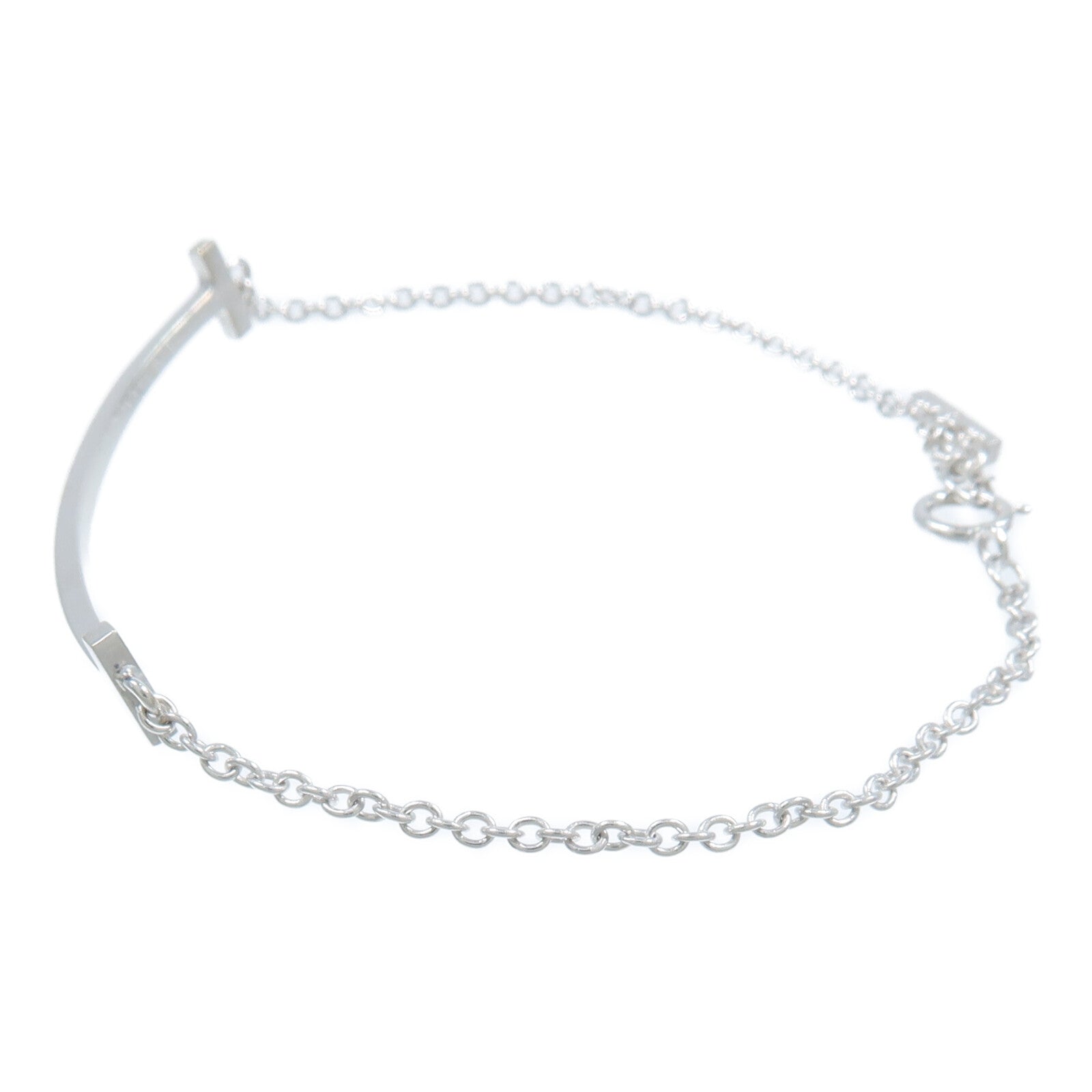 TIFFANY&CO 18K白金Smile Bracelet手鏈