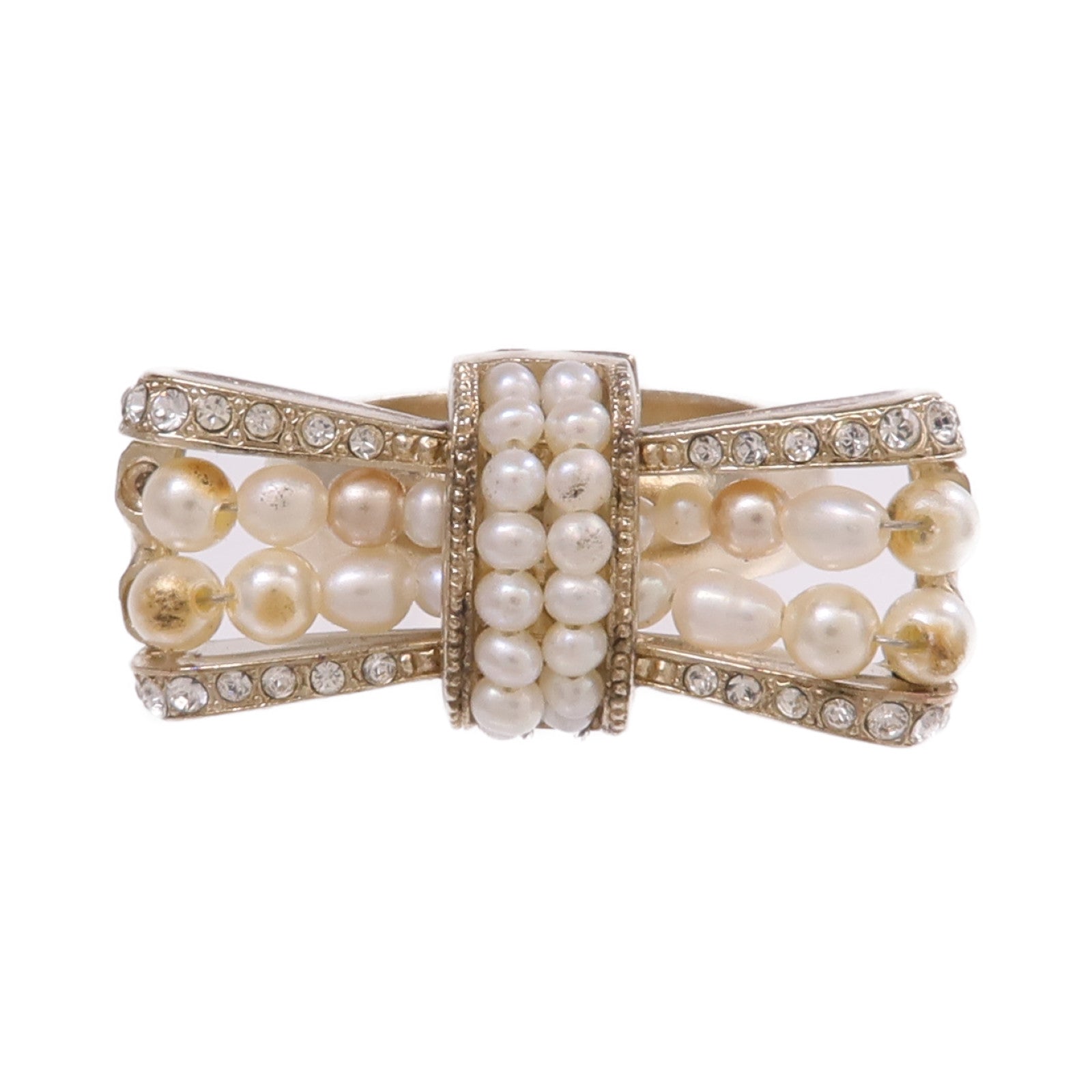 CHANEL 【激減優惠】金屬Ring戒指US#5.5