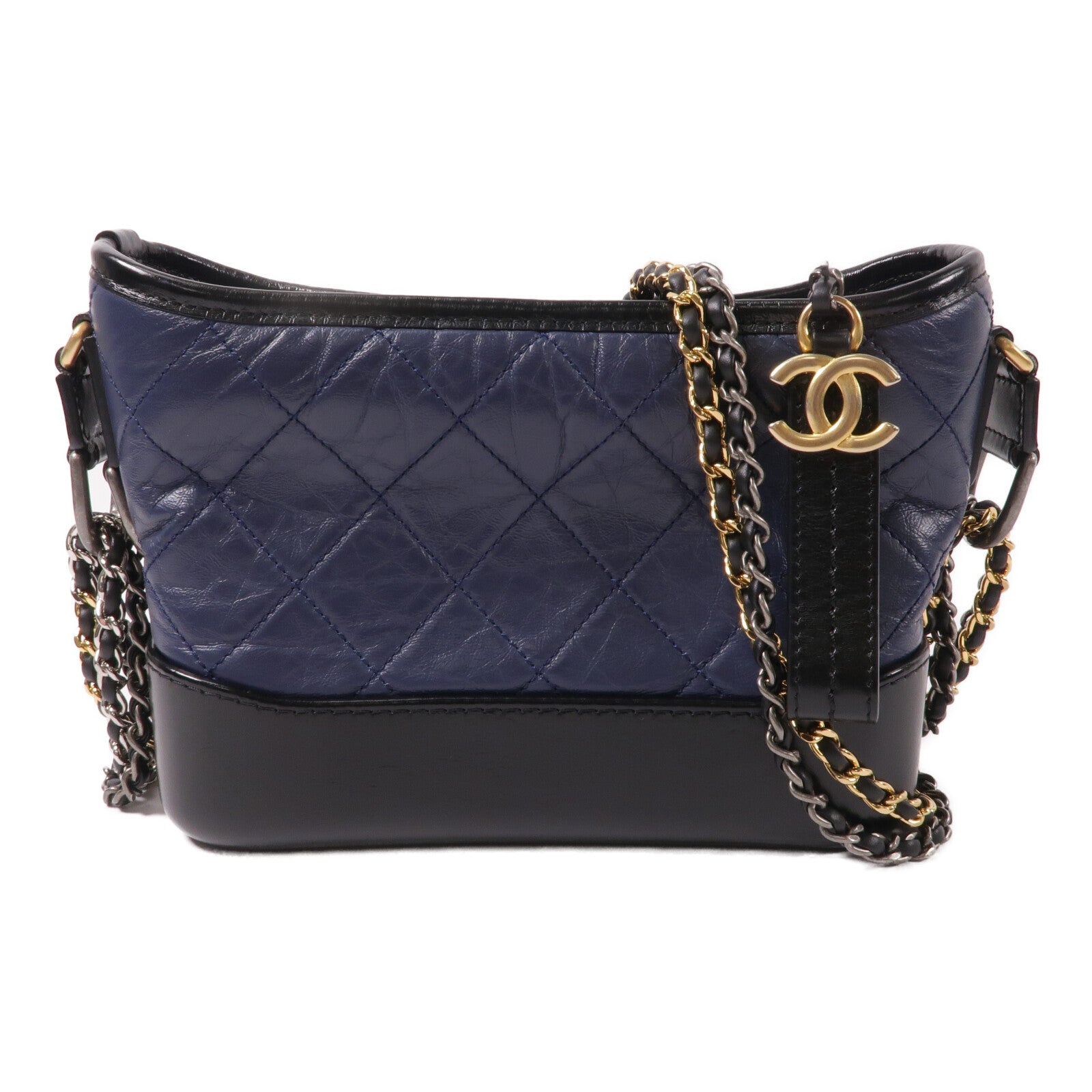 CHANEL 牛皮皮革Gabrielle Small鏈帶肩背袋