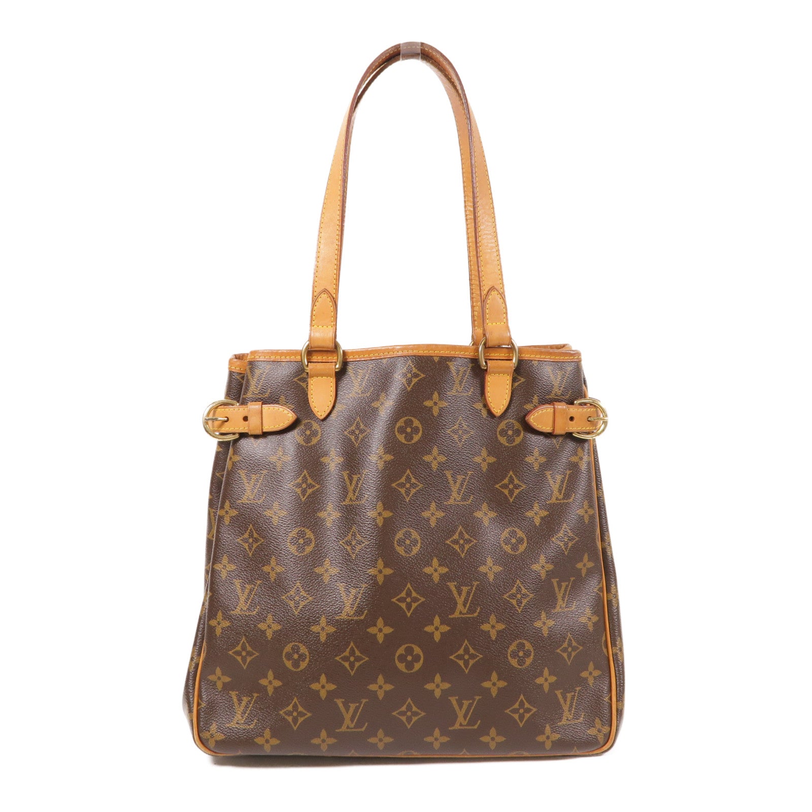 LOUIS VUITTON LV GHW Batignolles Shoulder Tote Bag Handbag M51153 Monogram Brown