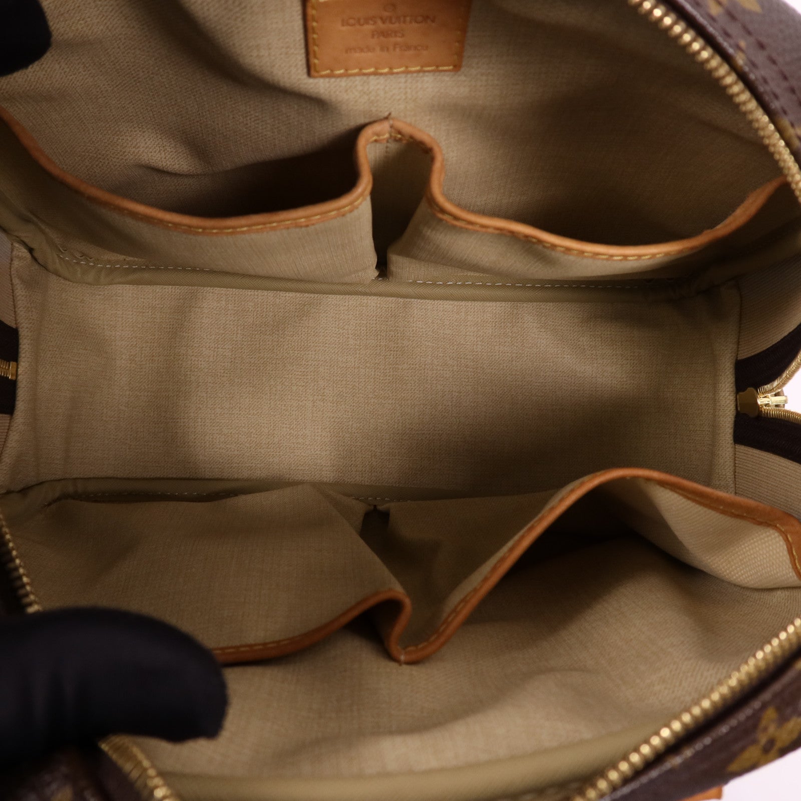 LOUIS VUITTON Monogram Trouville金扣手挽袋