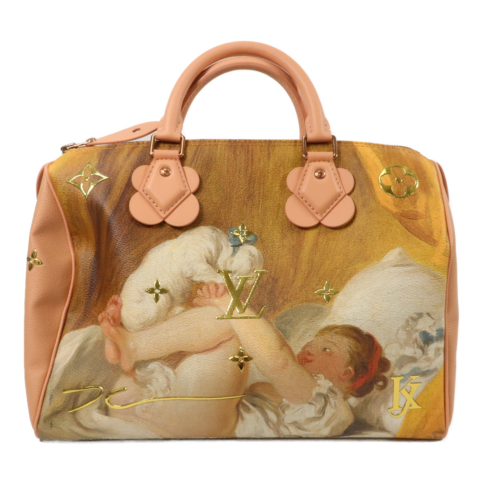 LOUIS VUITTON Monogram Fragonard Speedy 30手挽袋