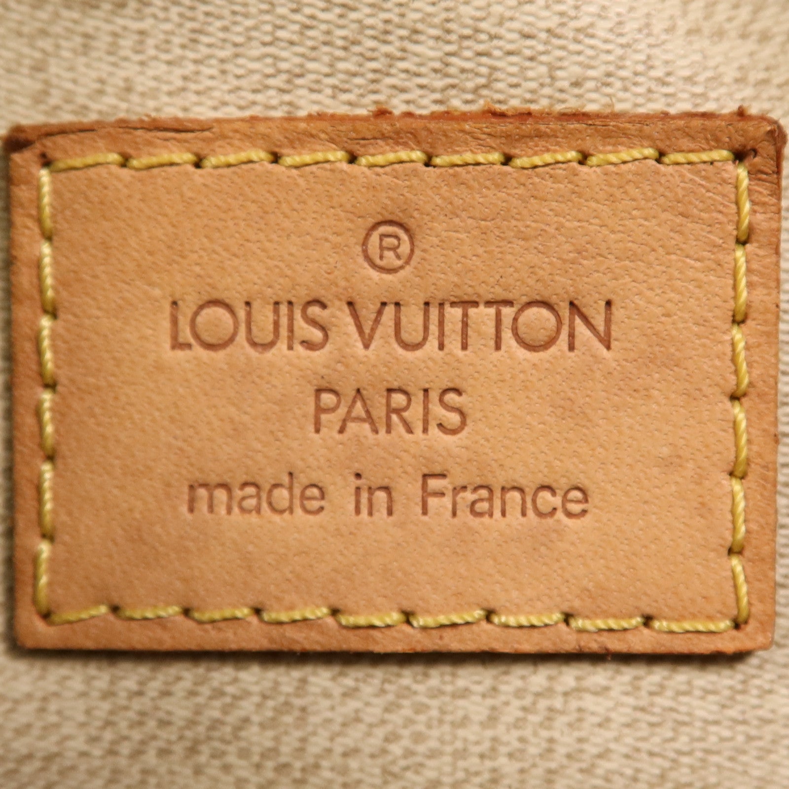 LOUIS VUITTON Monogram Trouville金扣手挽袋