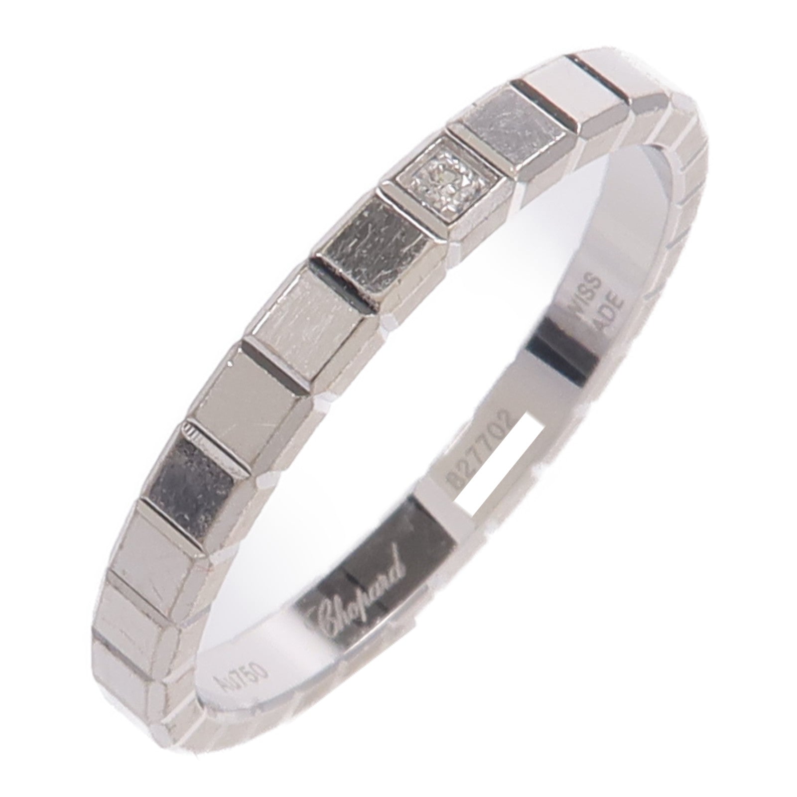 Chopard 18K白金Ice Cube Ring戒指