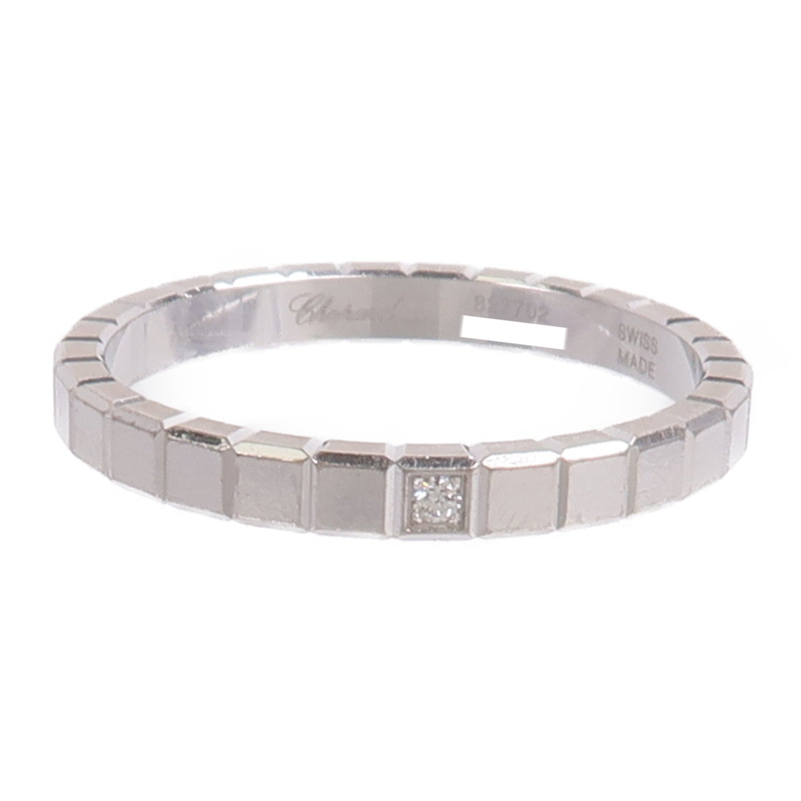 Chopard 18K白金Ice Cube Ring戒指
