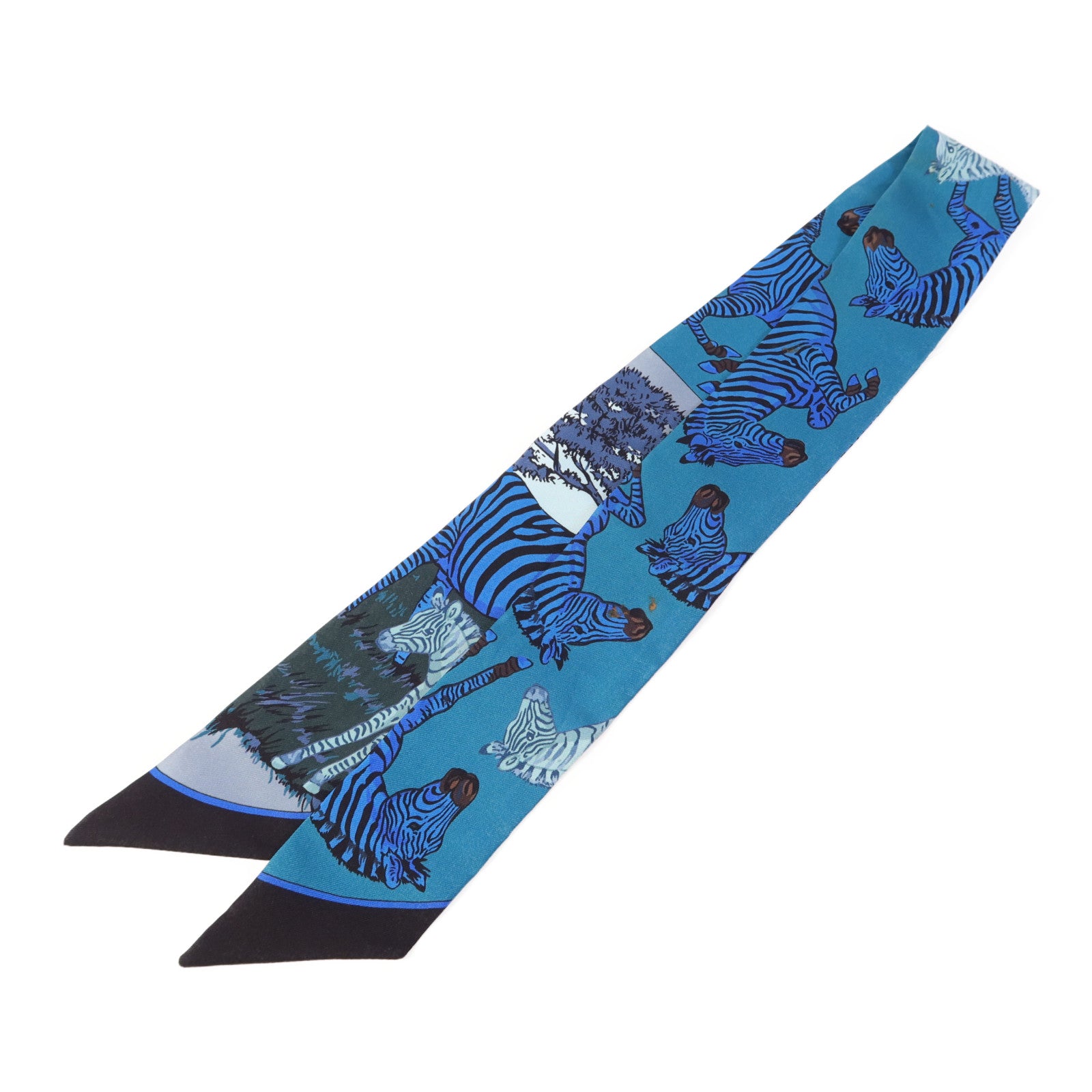 HERMES 絲質Twilly絲巾