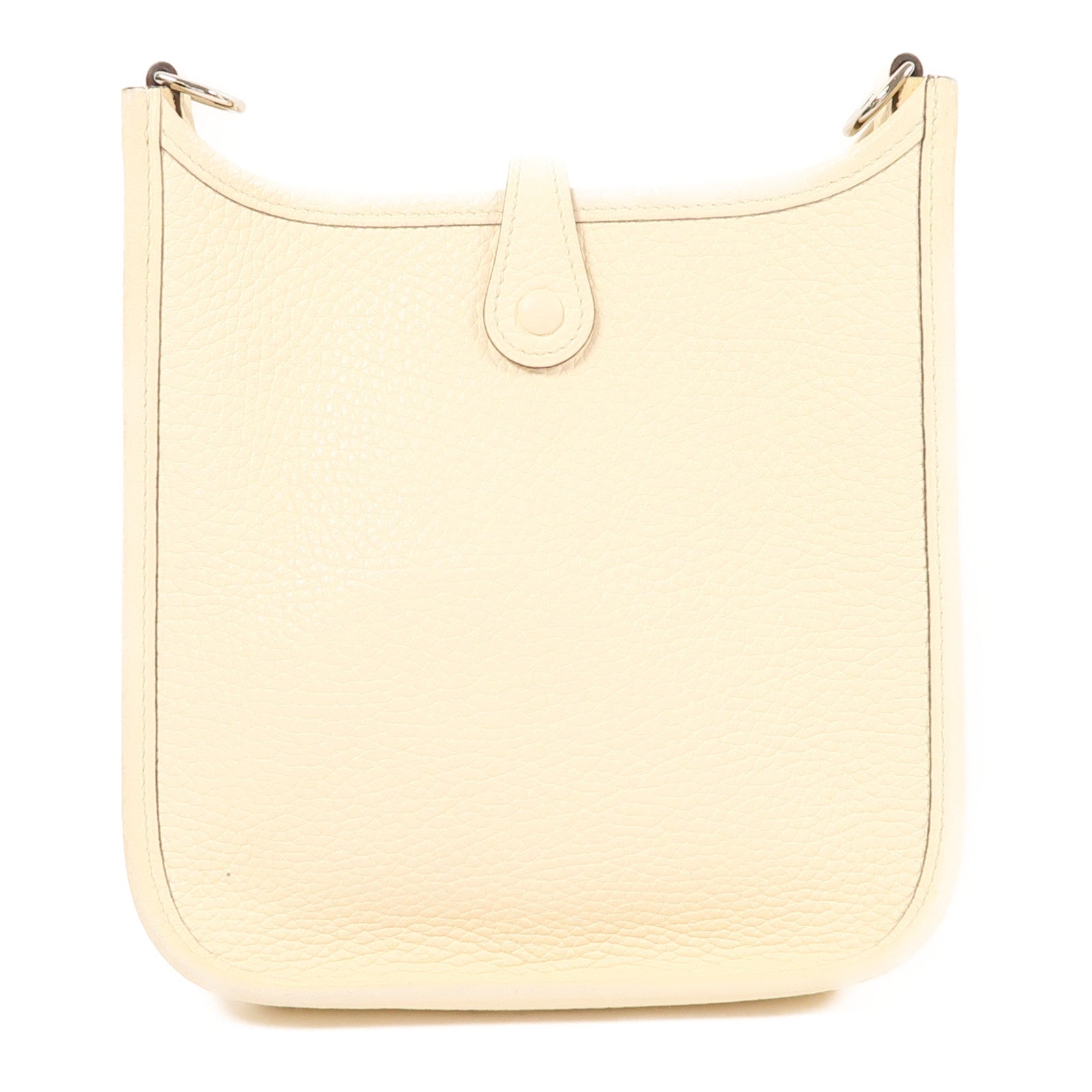 HERMES Clemence皮革Evelyne TPM銀扣肩背袋Nata