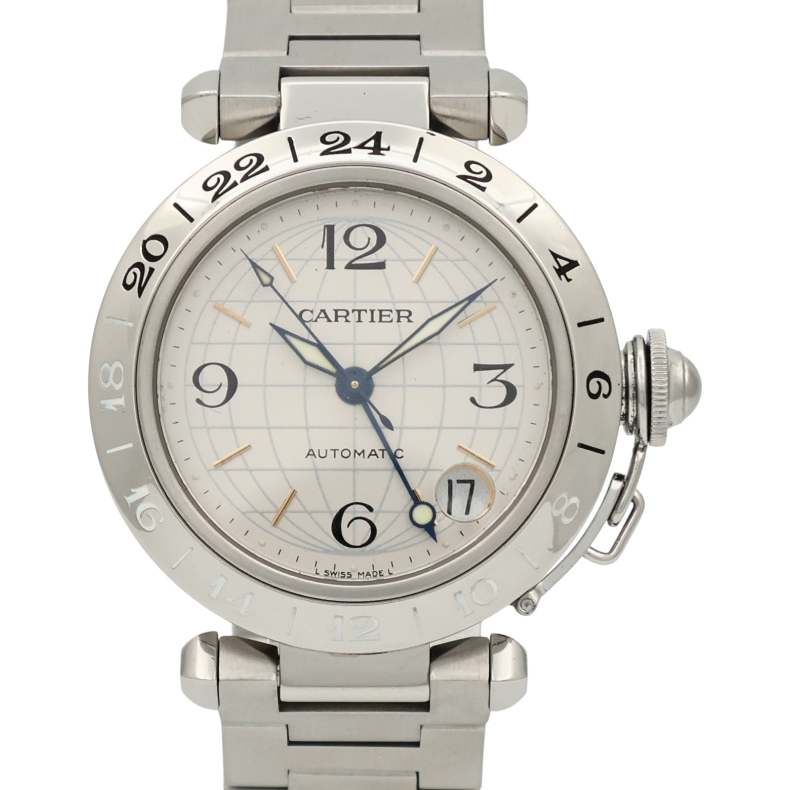 CARTIER Pasha C GMT W31029M7