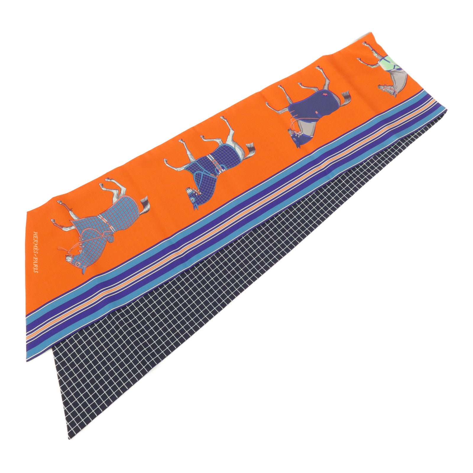 HERMES 絲質Maxi Twilly絲巾