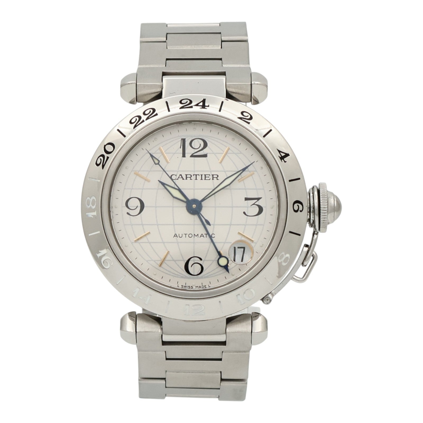 CARTIER Pasha C GMT W31029M7
