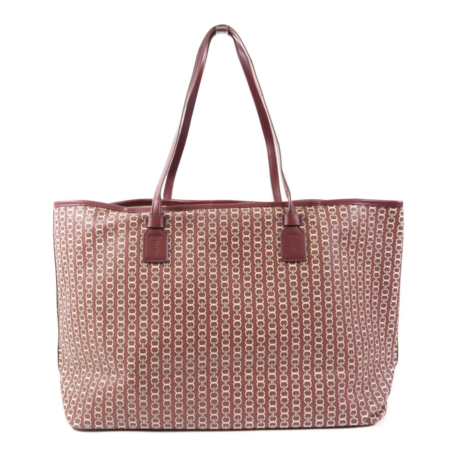 Tory Burch 塗層帆布Tote Bag金扣手挽袋