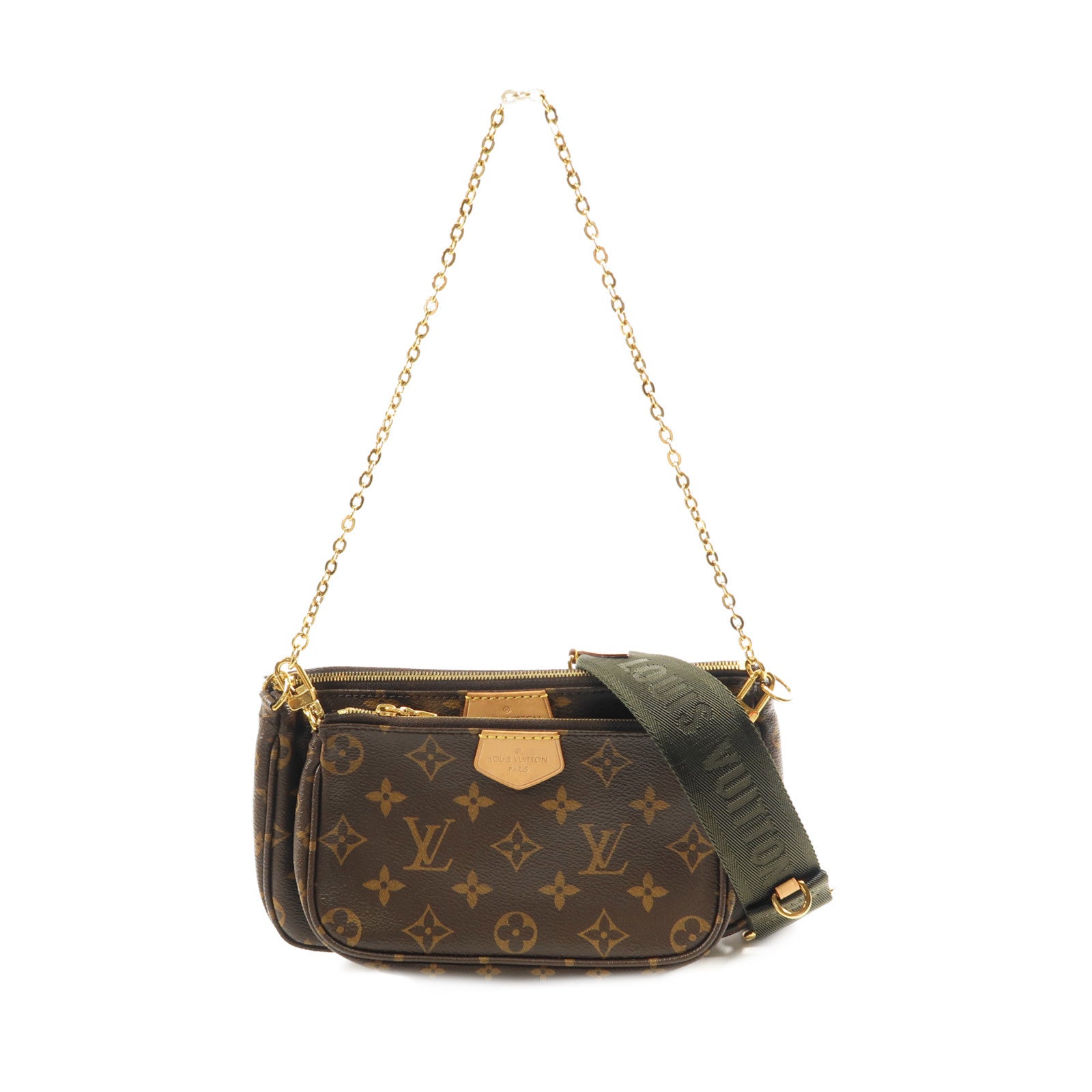 LOUIS VUITTON Monogram Multi Pochette Accessoires金扣肩背袋