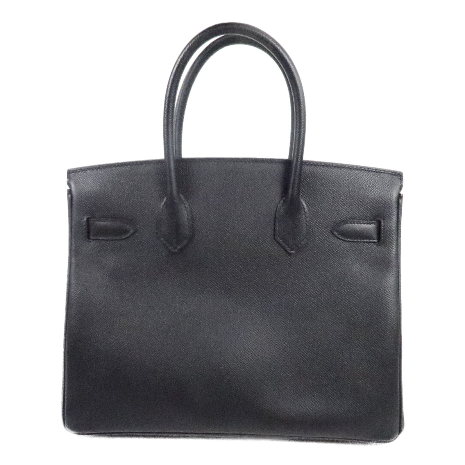 HERMES Epsom皮革Birkin 30手挽袋Noir
