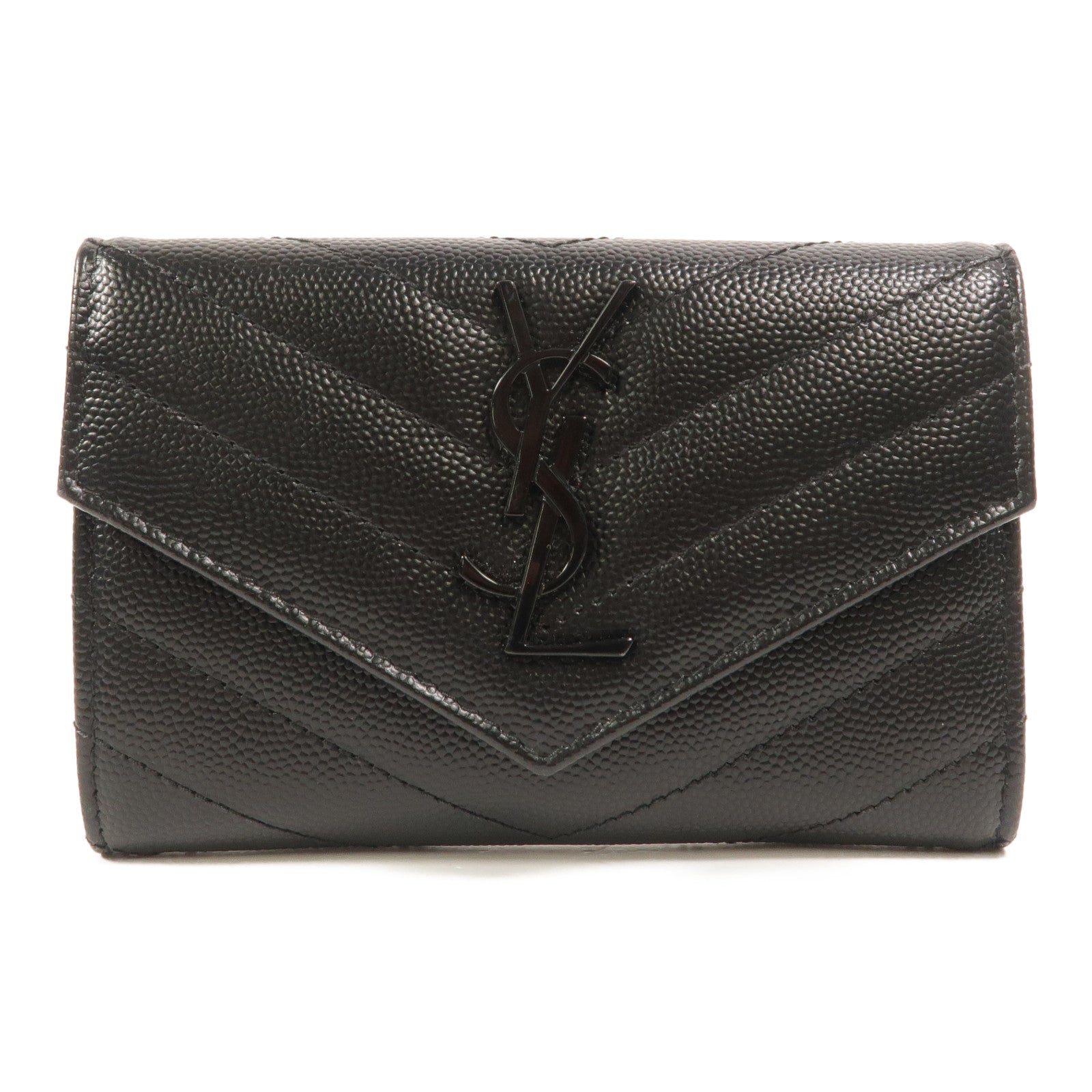SAINT LAURENT 牛皮皮革Small Envelope Wallet錢包