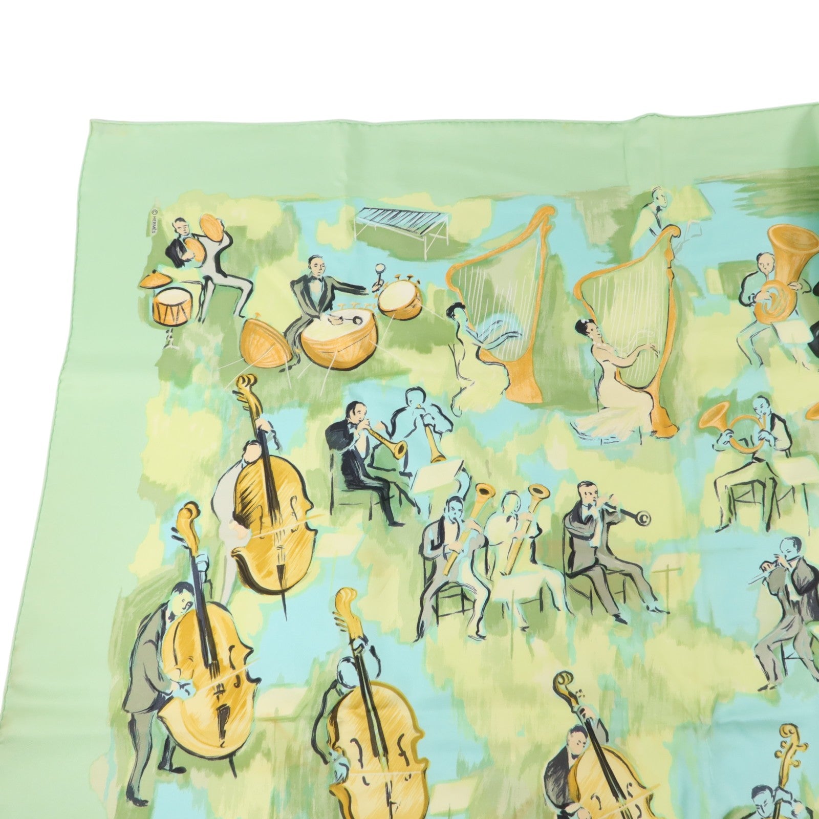 HERMES 絲質Scarf 90X90絲巾