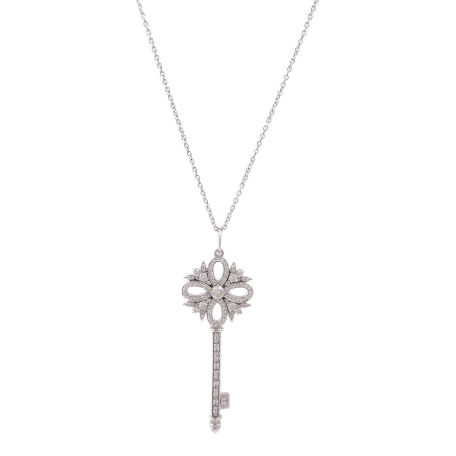 TIFFANY&CO PT950鉑金Victoria Necklace項鍊