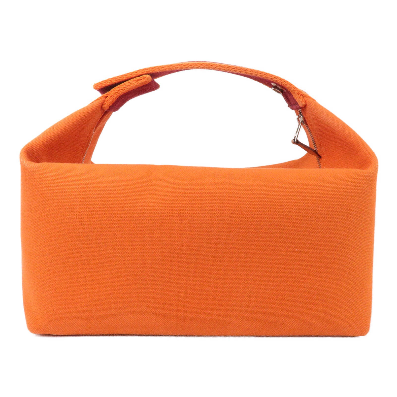 HERMES 帆布Bride-A-Brac Case Large手挽袋Orange