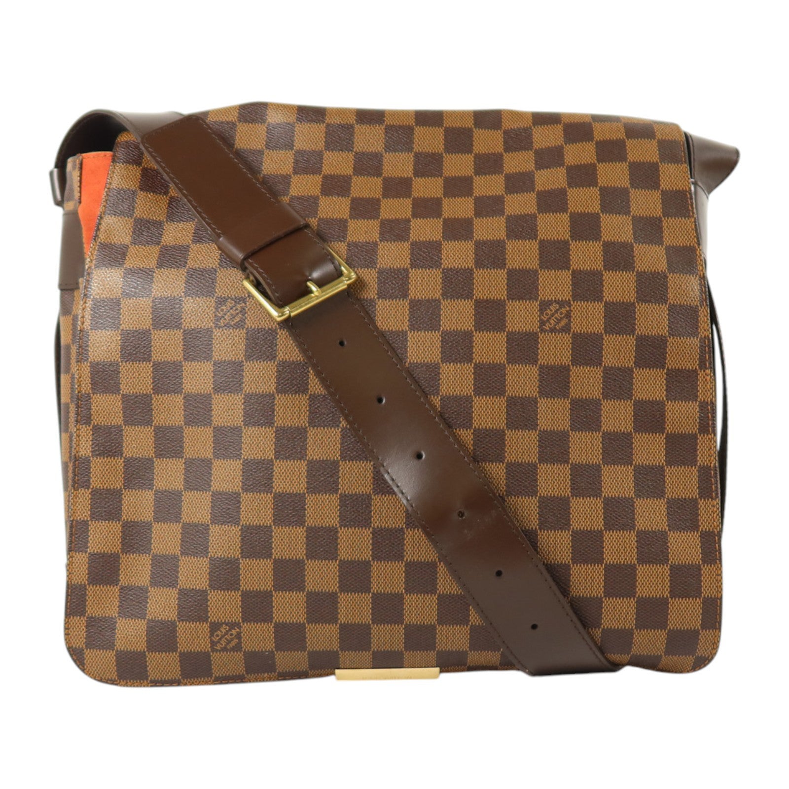 LOUIS VUITTON Damier Bastille金扣肩背袋
