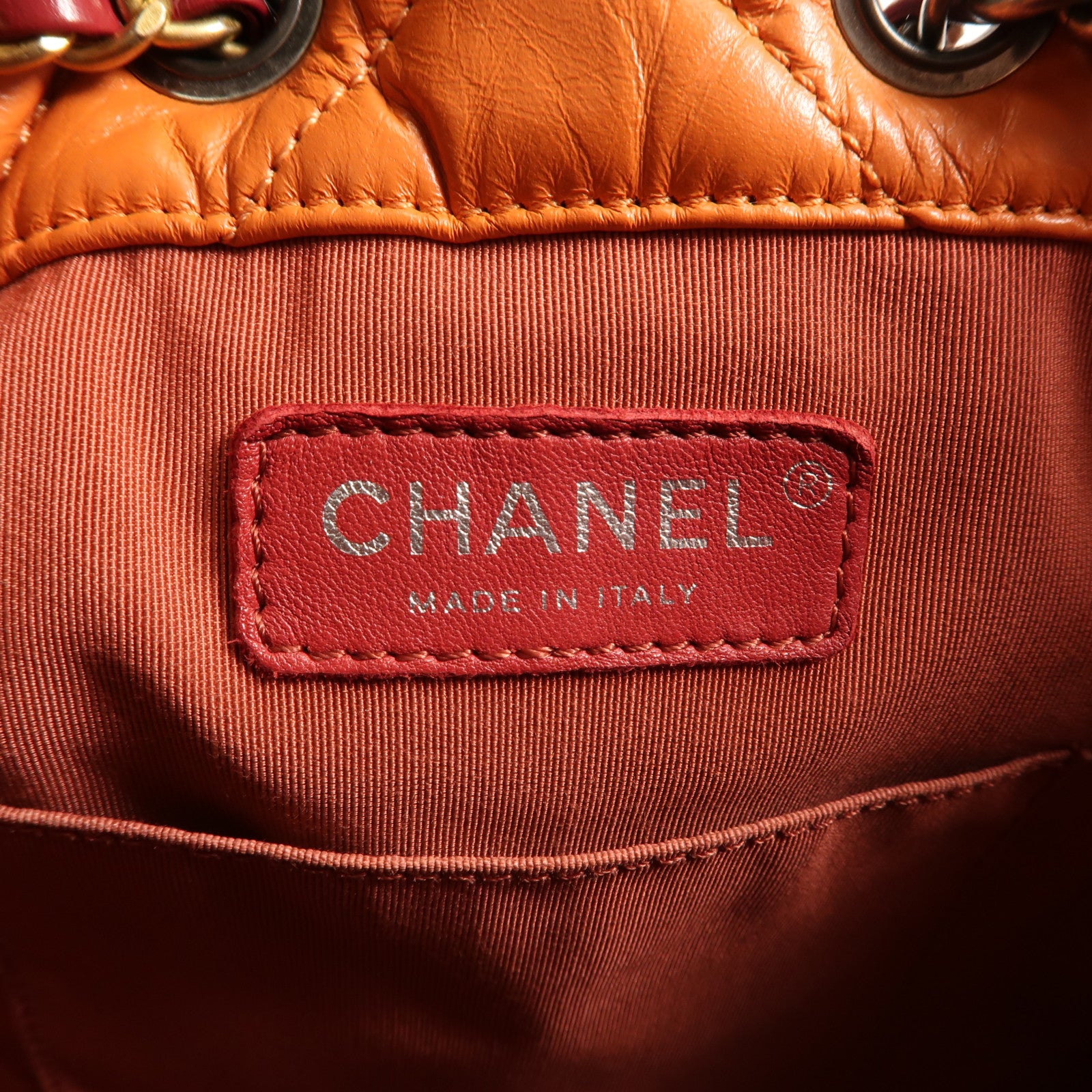 CHANEL 牛皮皮革Gabrielle BackPack鏈帶背包