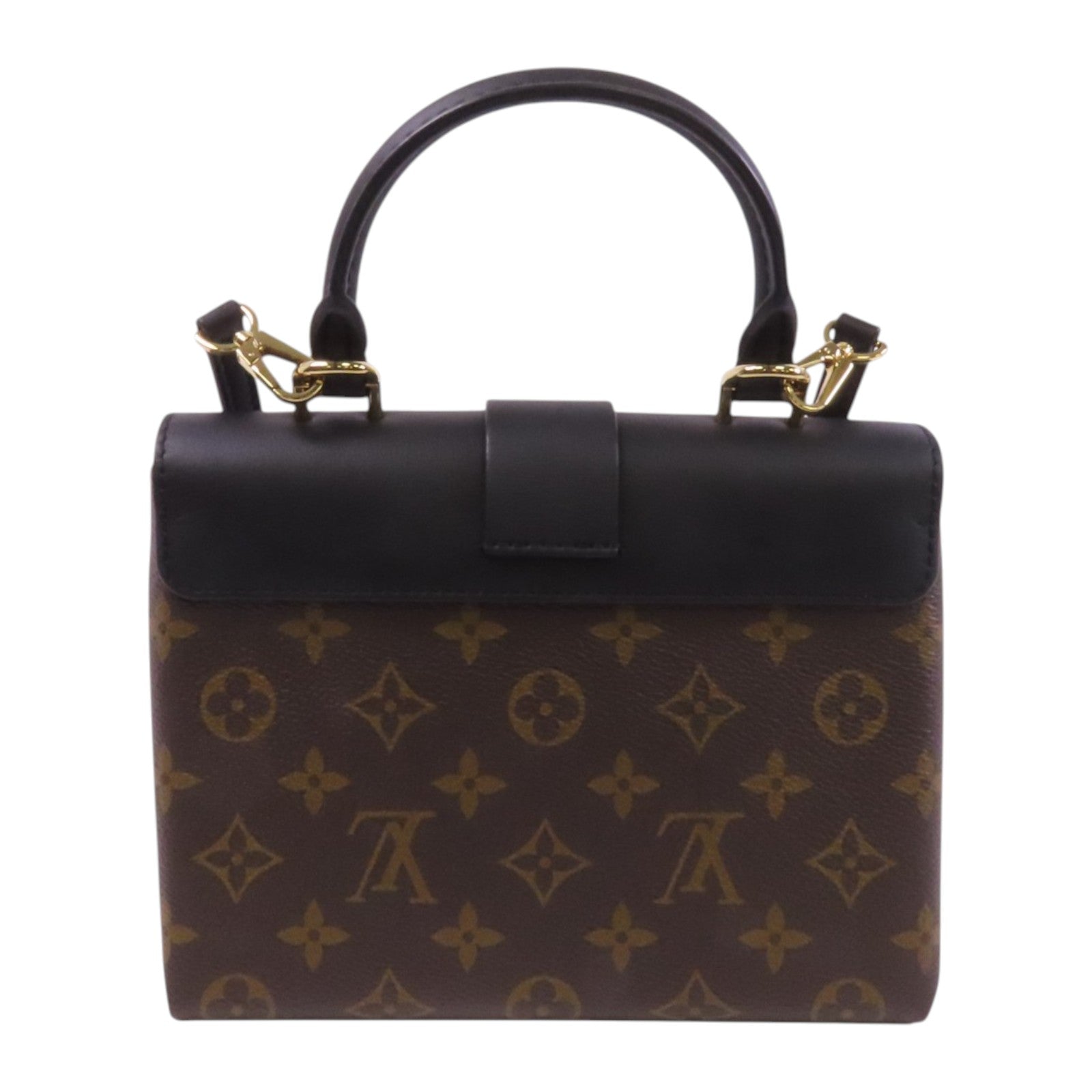 LOUIS VUITTON Monogram Locky BB金扣手挽肩背兩用袋
