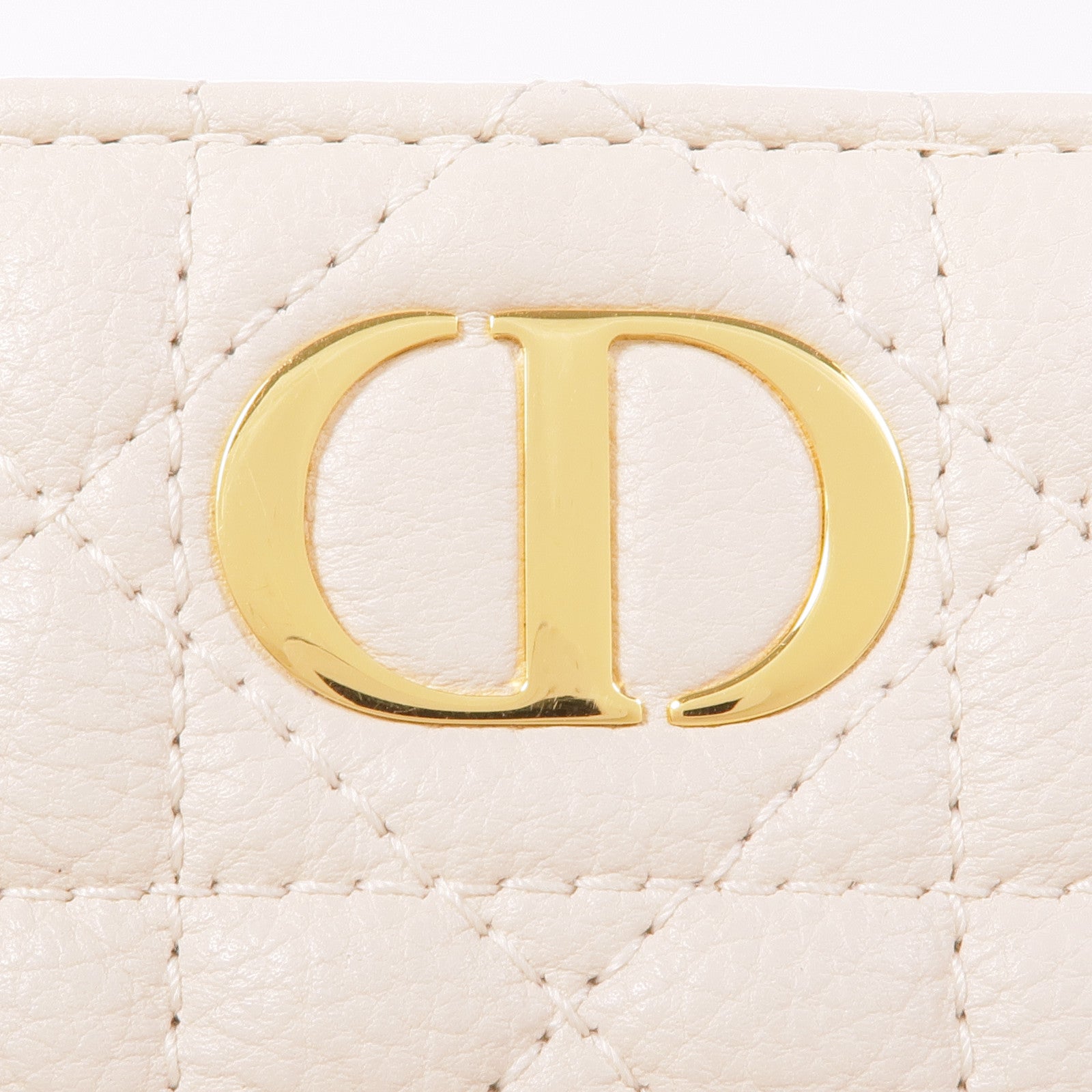 Dior CD Women Slg Medium Wallet S5173UWHC Calfskin Leather Beige
