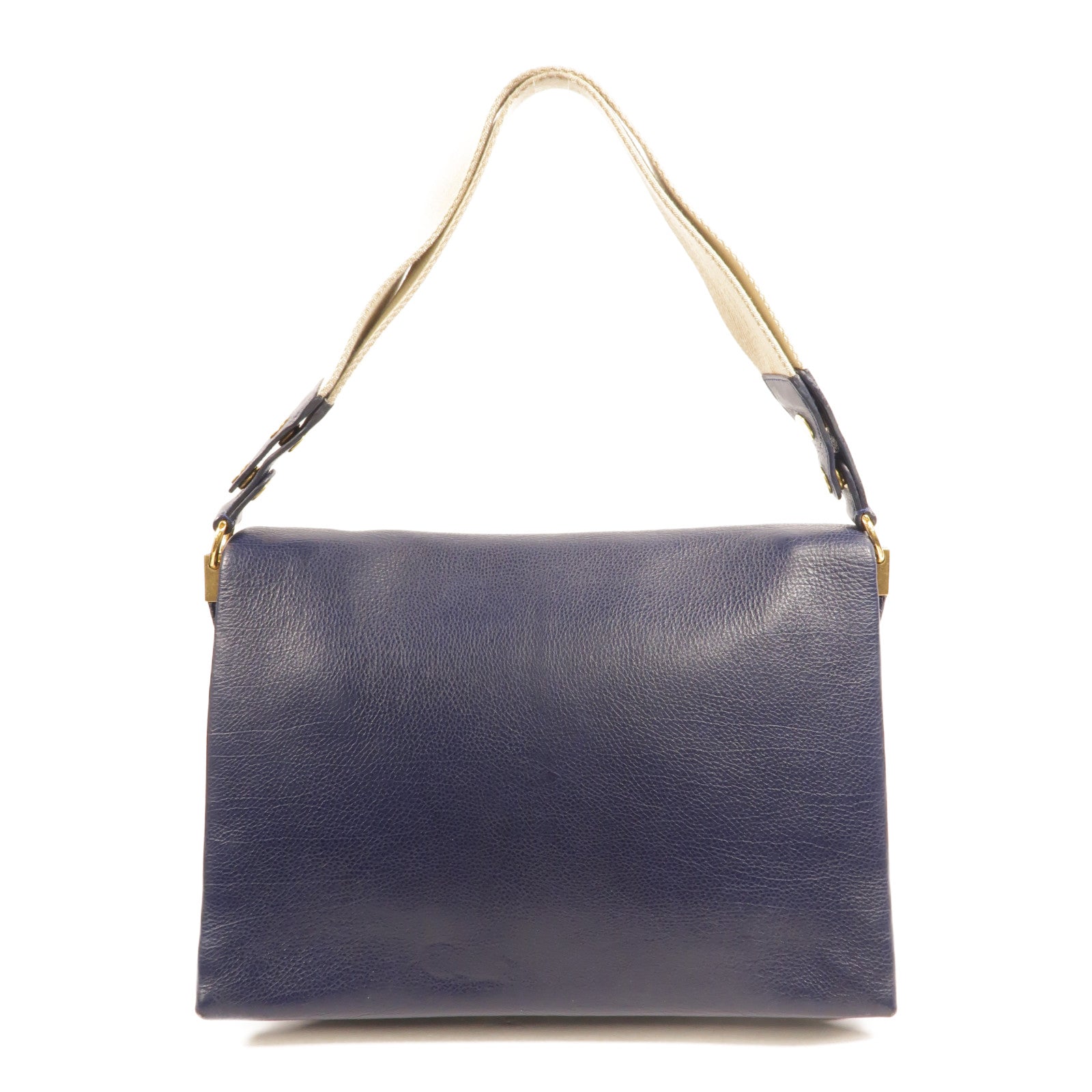 CELINE 牛皮皮革Blade Flap Bag肩背袋