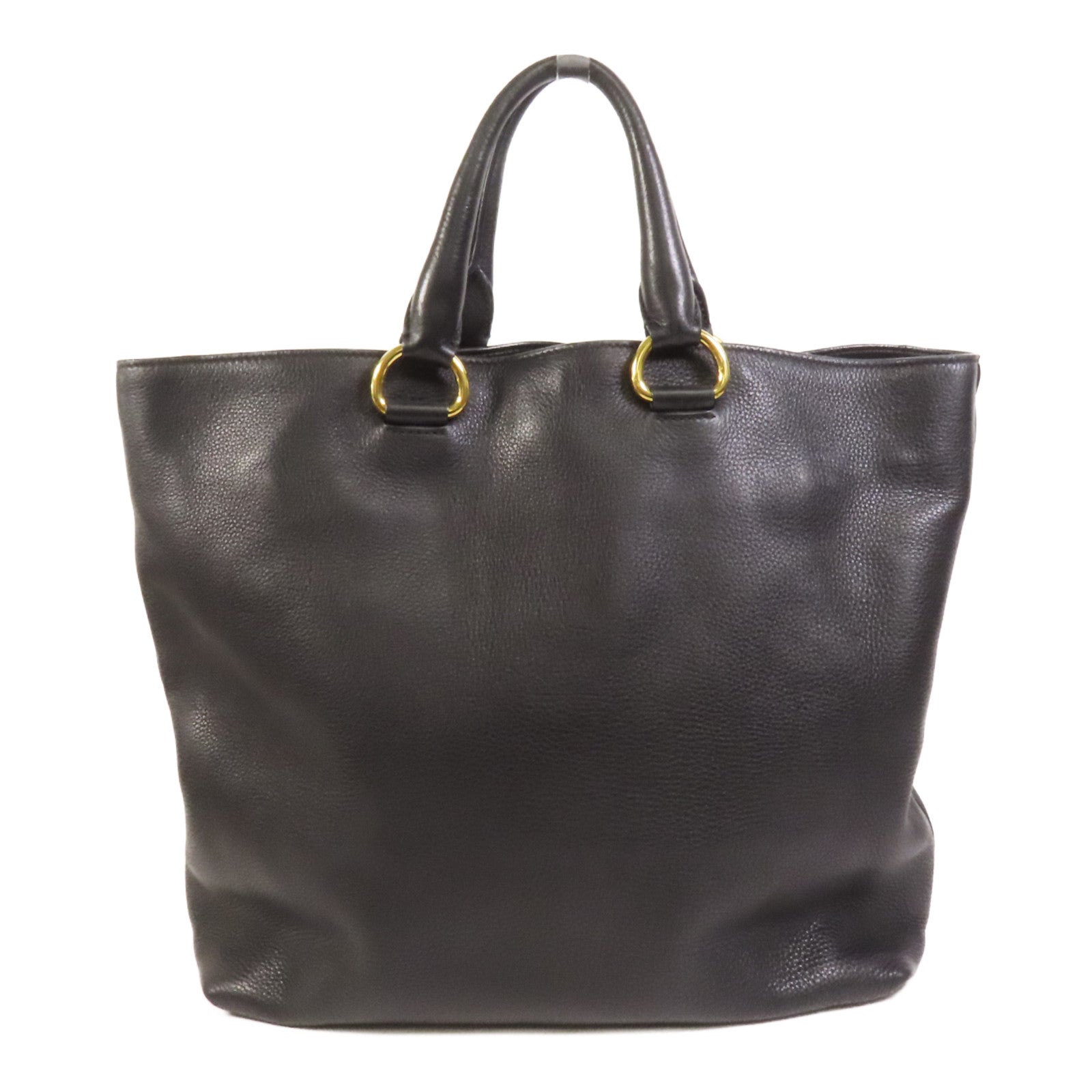 PRADA 牛皮皮革Shoulder Bag金扣手挽肩背兩用袋