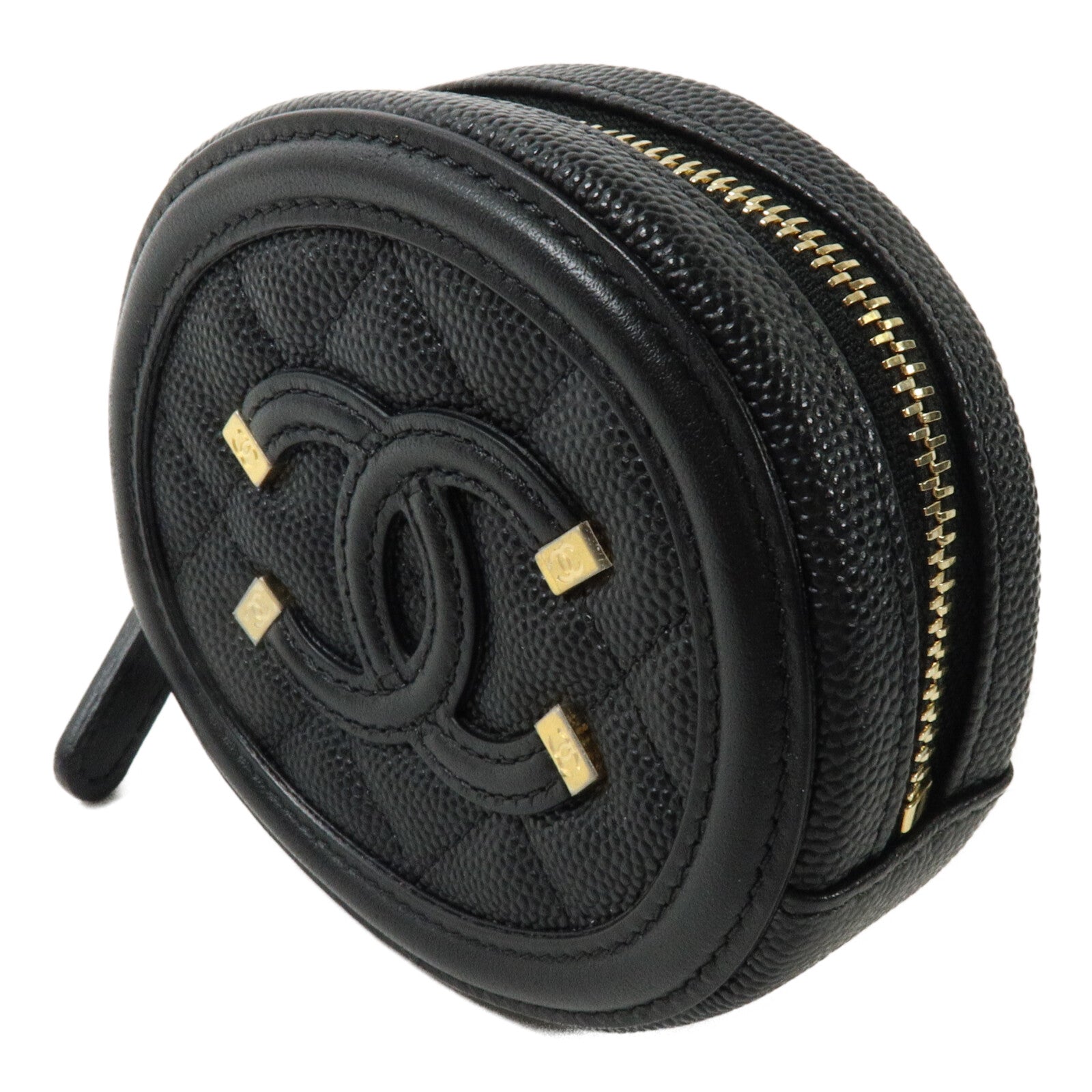 CHANEL 牛皮皮革Coin Case零錢包