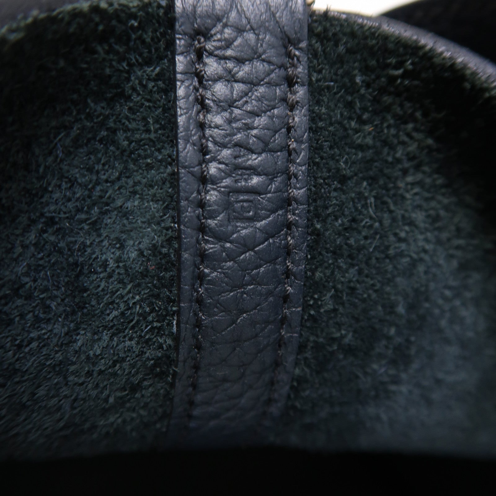 HERMES 【激減優惠】Clemence皮革Picotin MM銀扣手挽袋午夜藍色