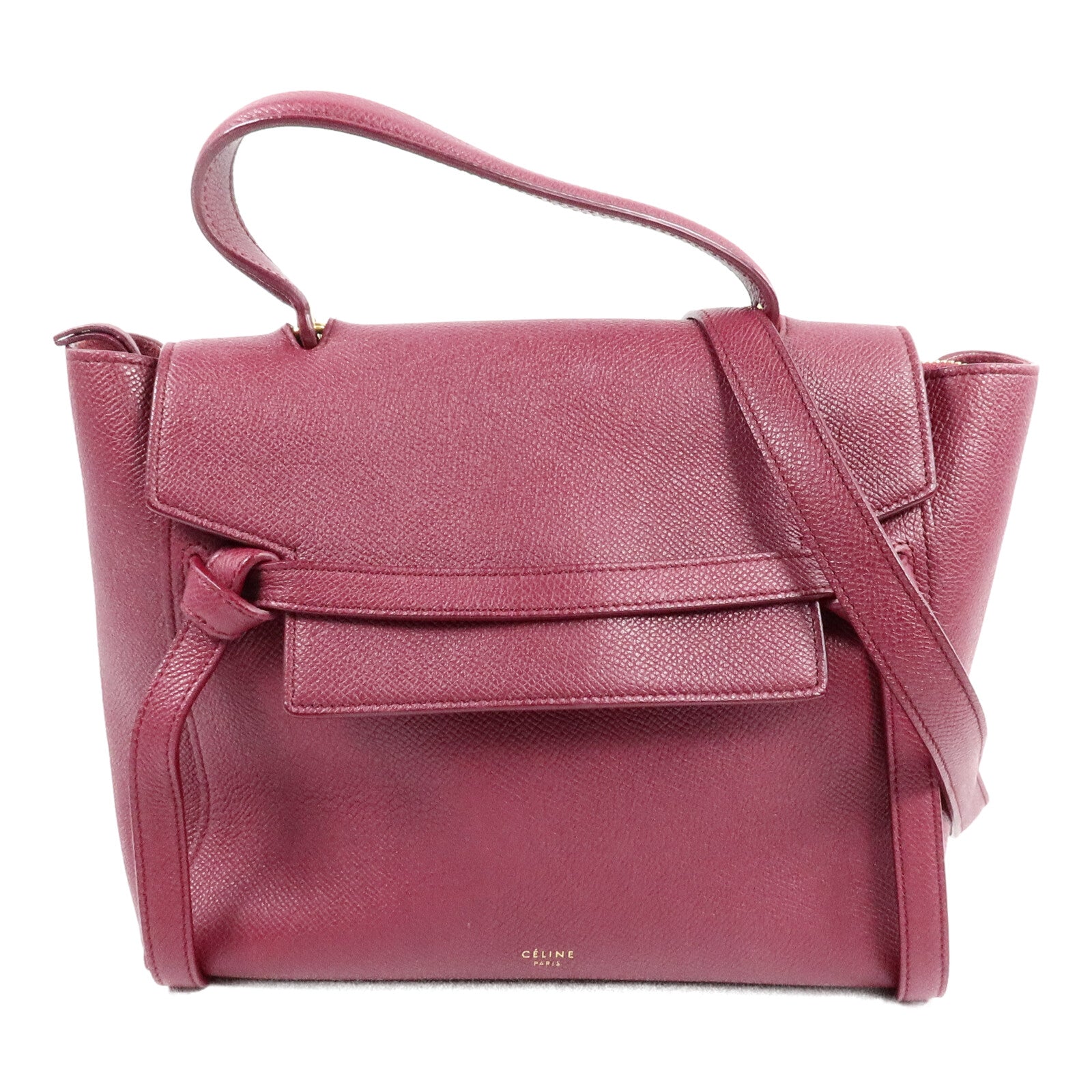 CELINE 牛皮皮革Micro Belt Bag手挽肩背兩用袋
