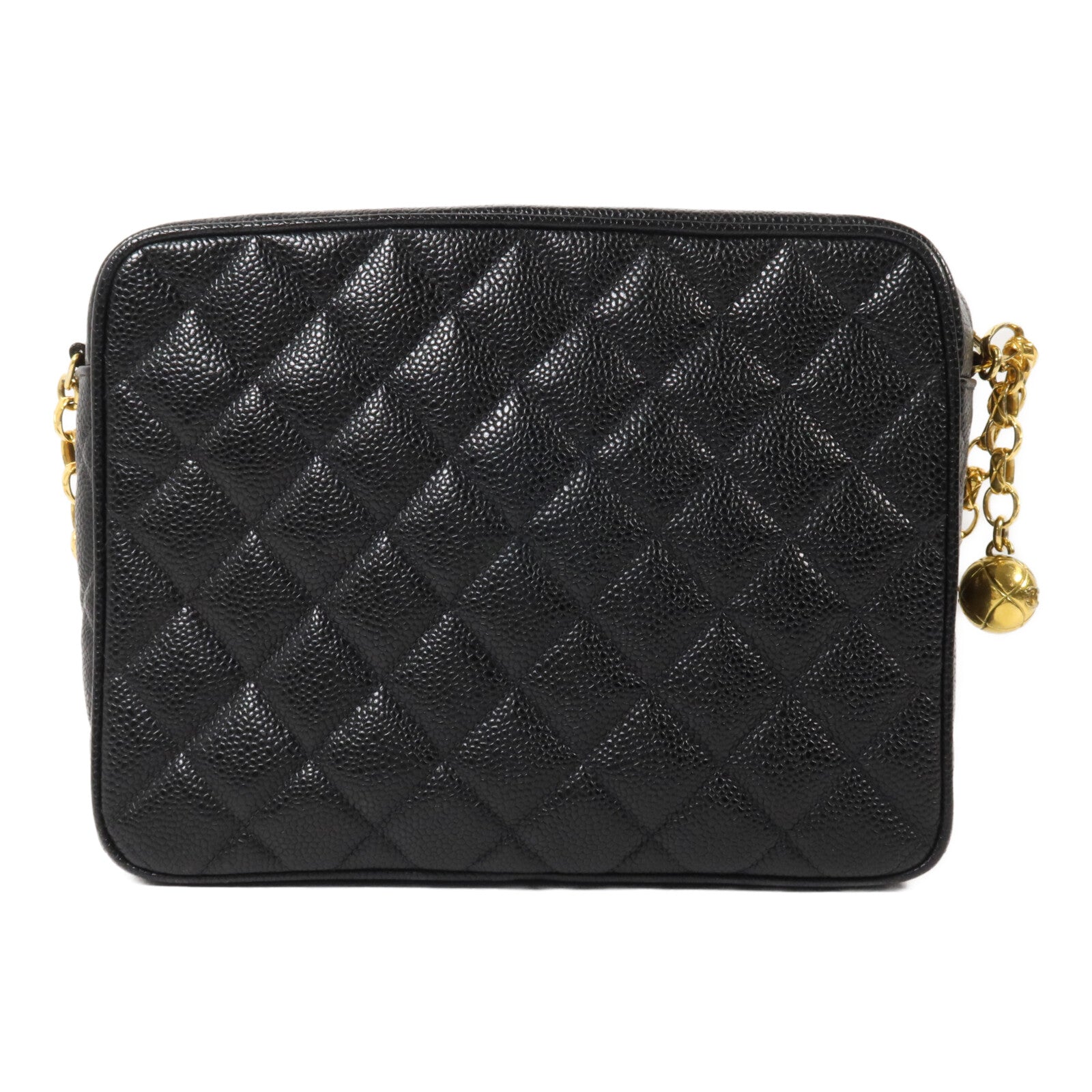 CHANEL 牛皮皮革Vintage Chain Shoulder鏈帶肩背袋