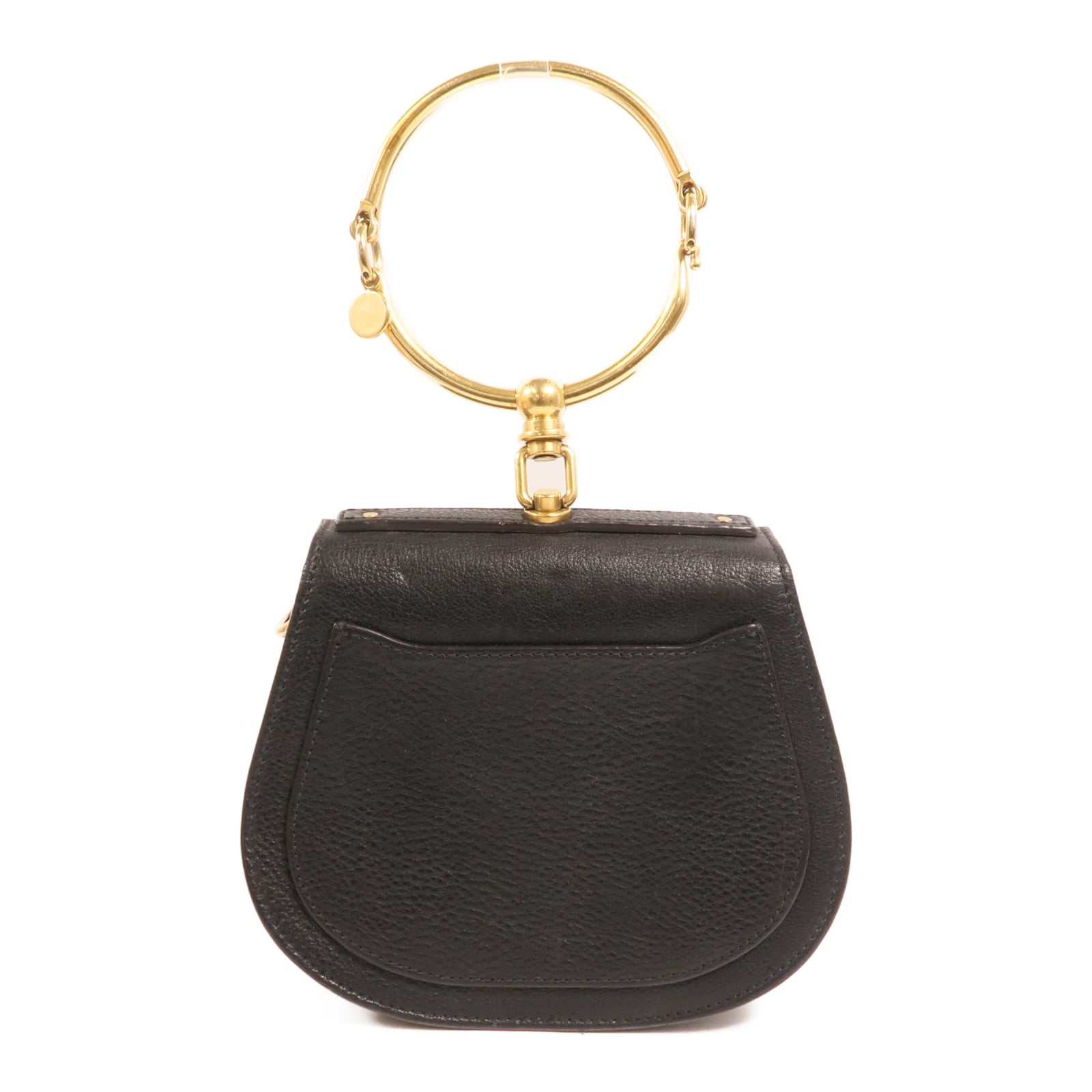 Chloe 牛皮皮革Nile金扣手挽肩背兩用袋