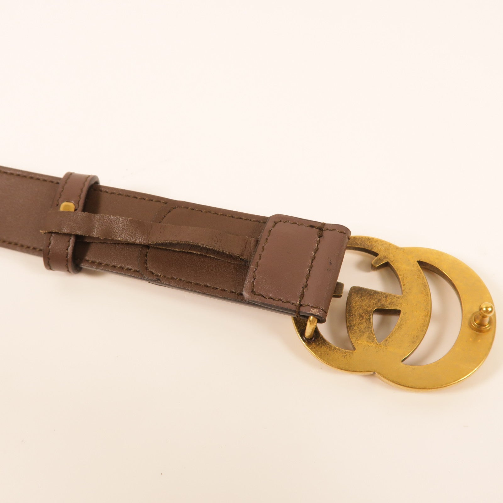 GUCCI PVC Belt金扣皮帶