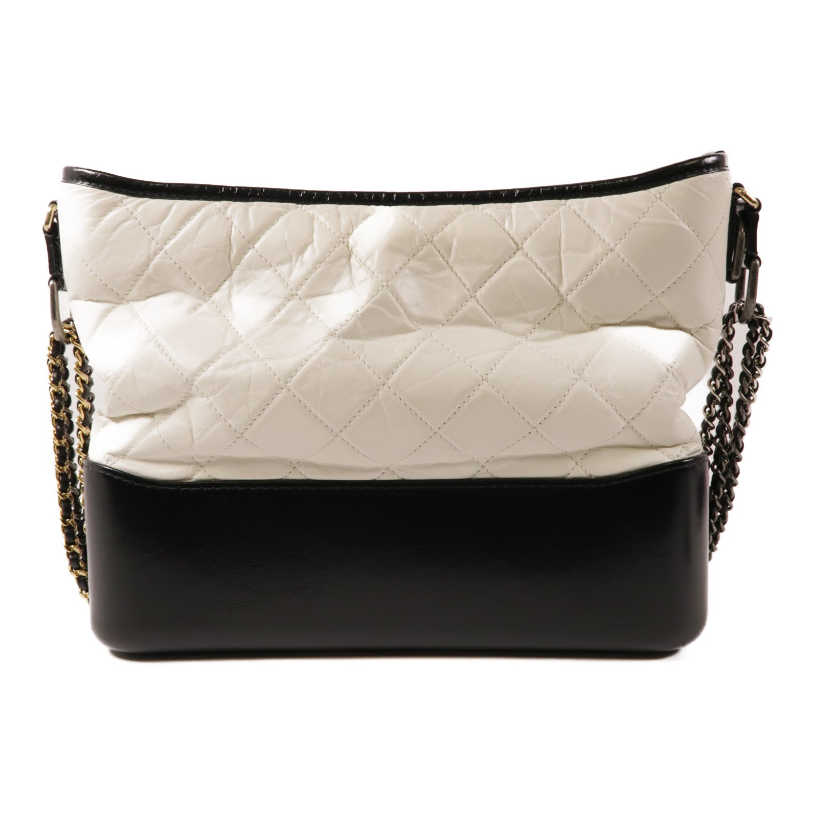 CHANEL CC Gabrielle Large Chain Shoulder Bag A93824 Calfskin Leather