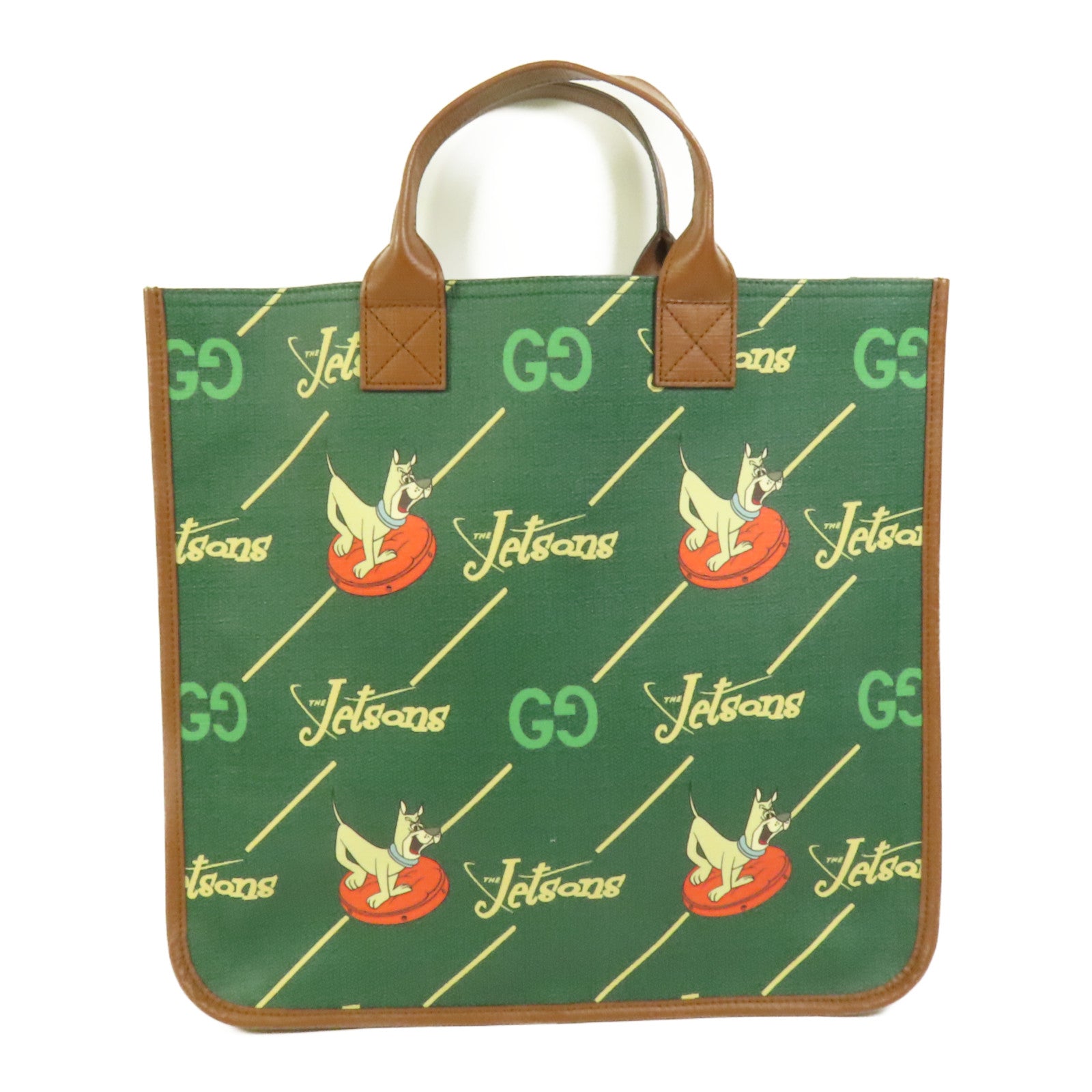 GUCCI 【激減優惠】塗層帆布The Jetsons手挽袋