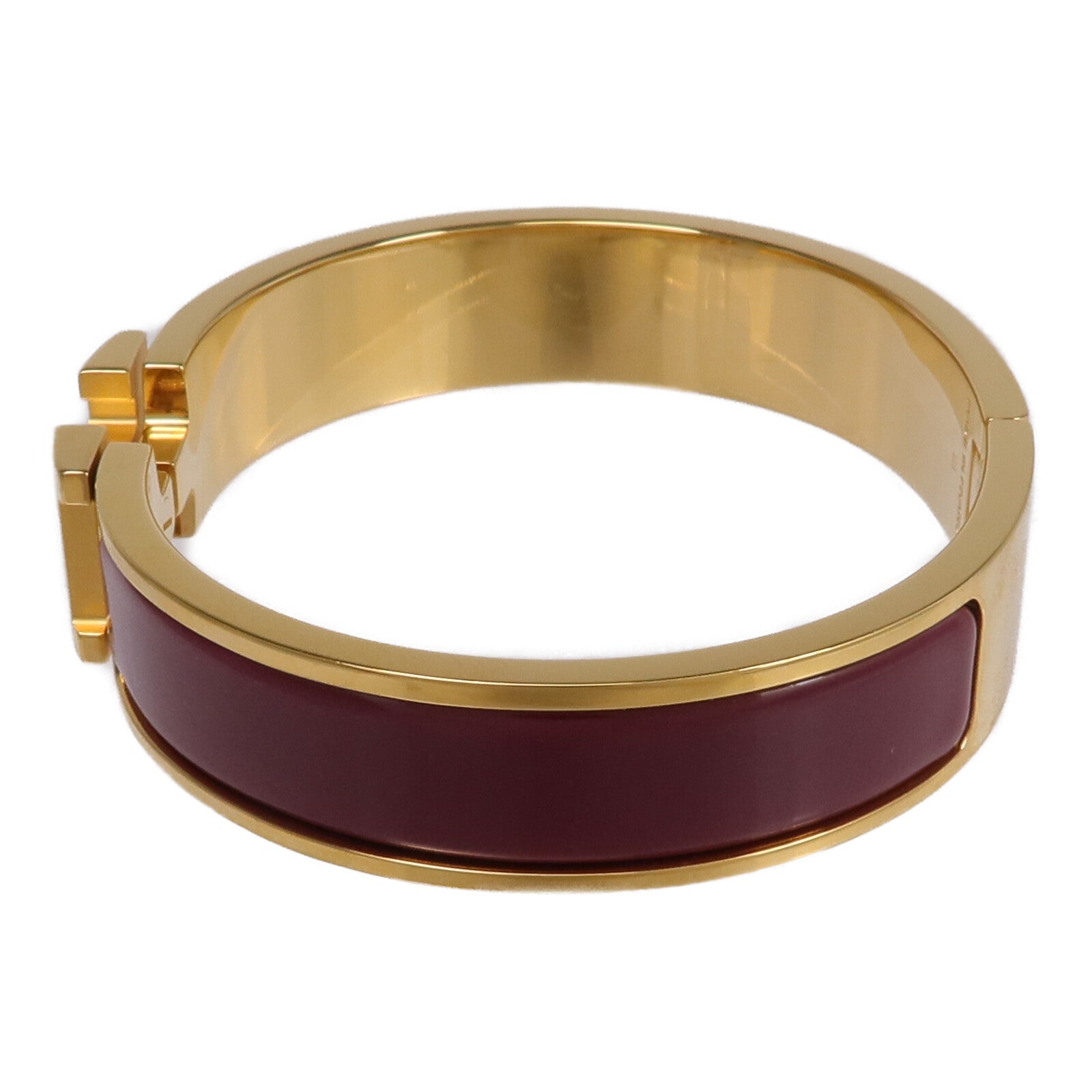 HERMES 金屬/琺瑯Clic H Bracelet手鐲