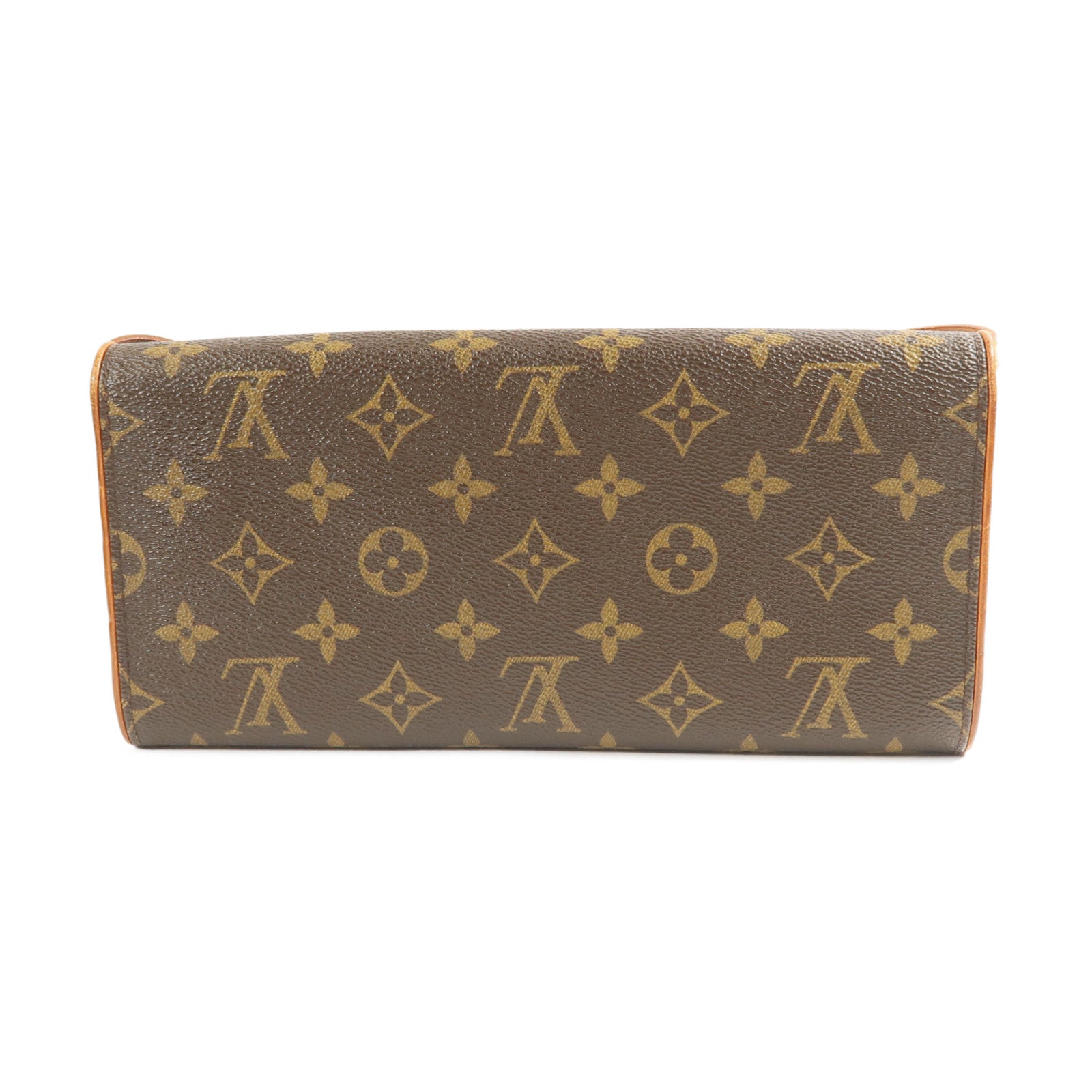 LOUIS VUITTON LV GHW Pochette Twin GM Shoulder Bag M51852 Monogram Brown