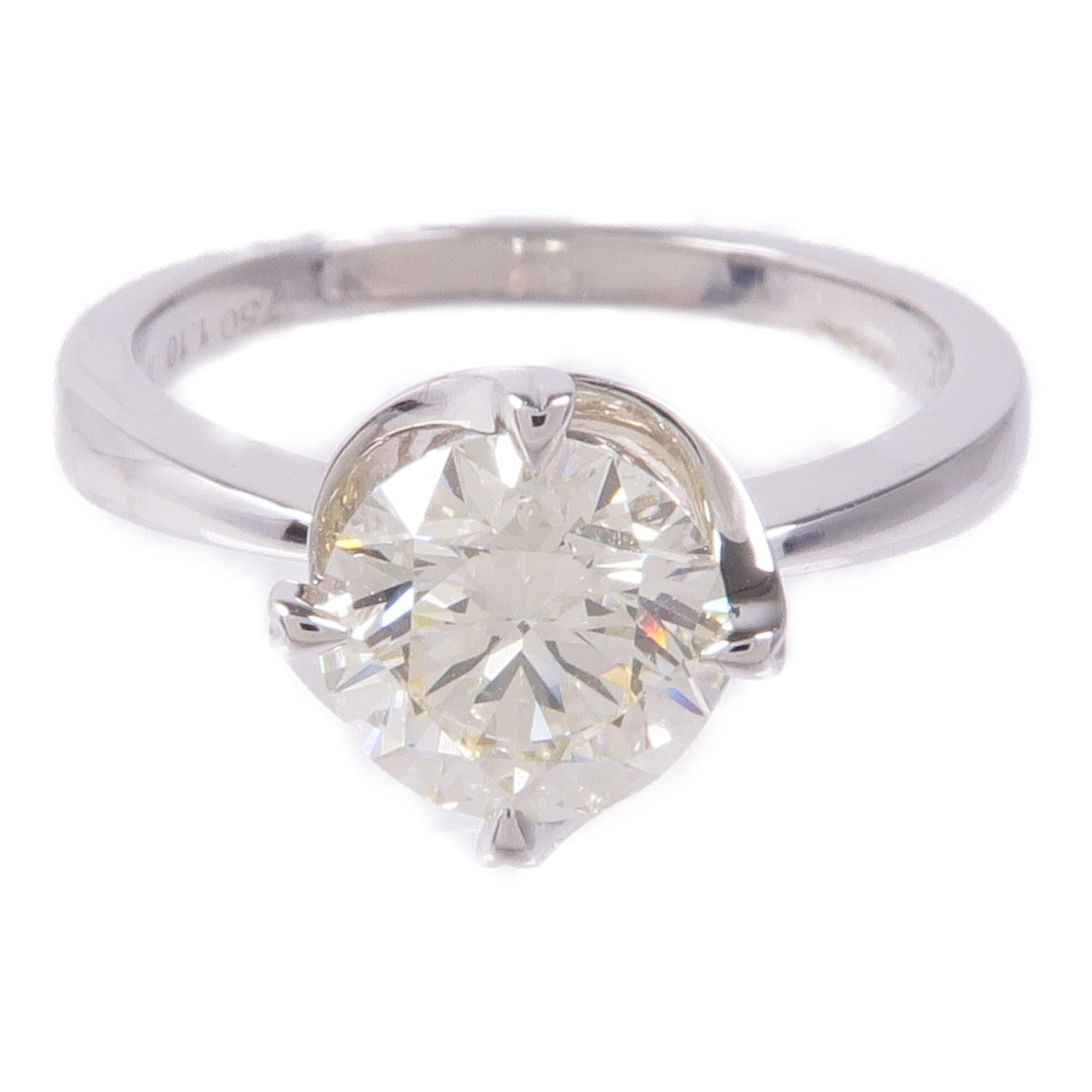 JEWELRY 18K白金TSL Diamond Ring鑽石戒指US#4.75