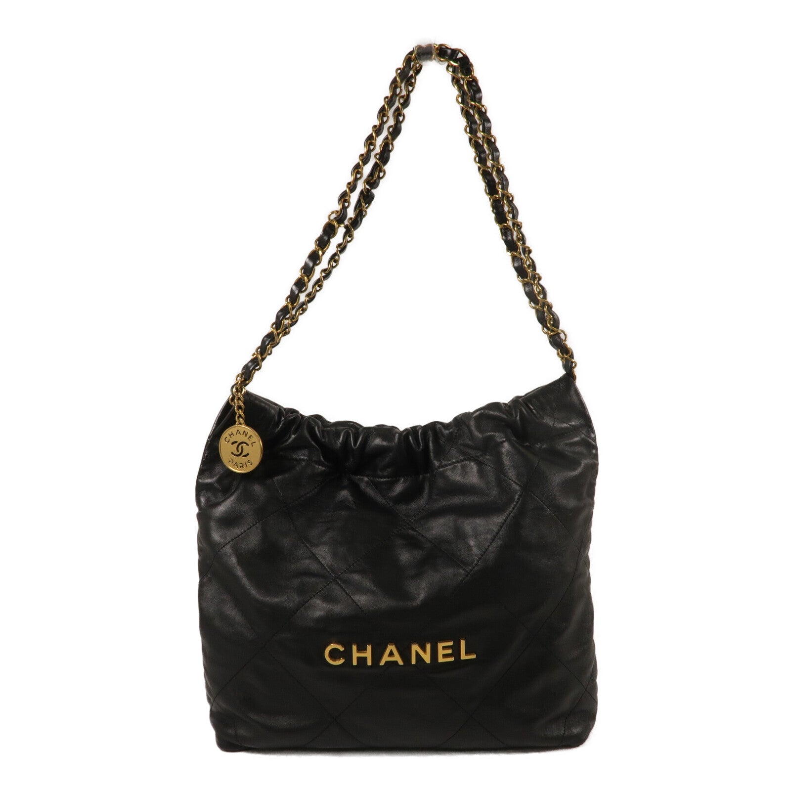 CHANEL 牛皮皮革Chanel 22 Small鏈帶肩背袋