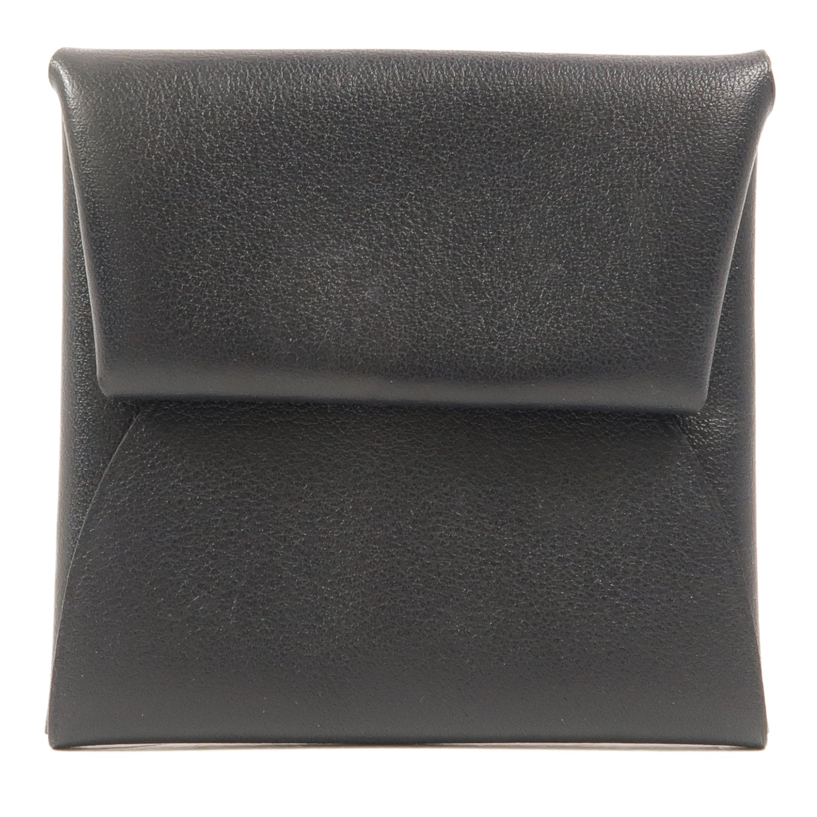 HERMES Swift皮革Bastia零錢包Noir