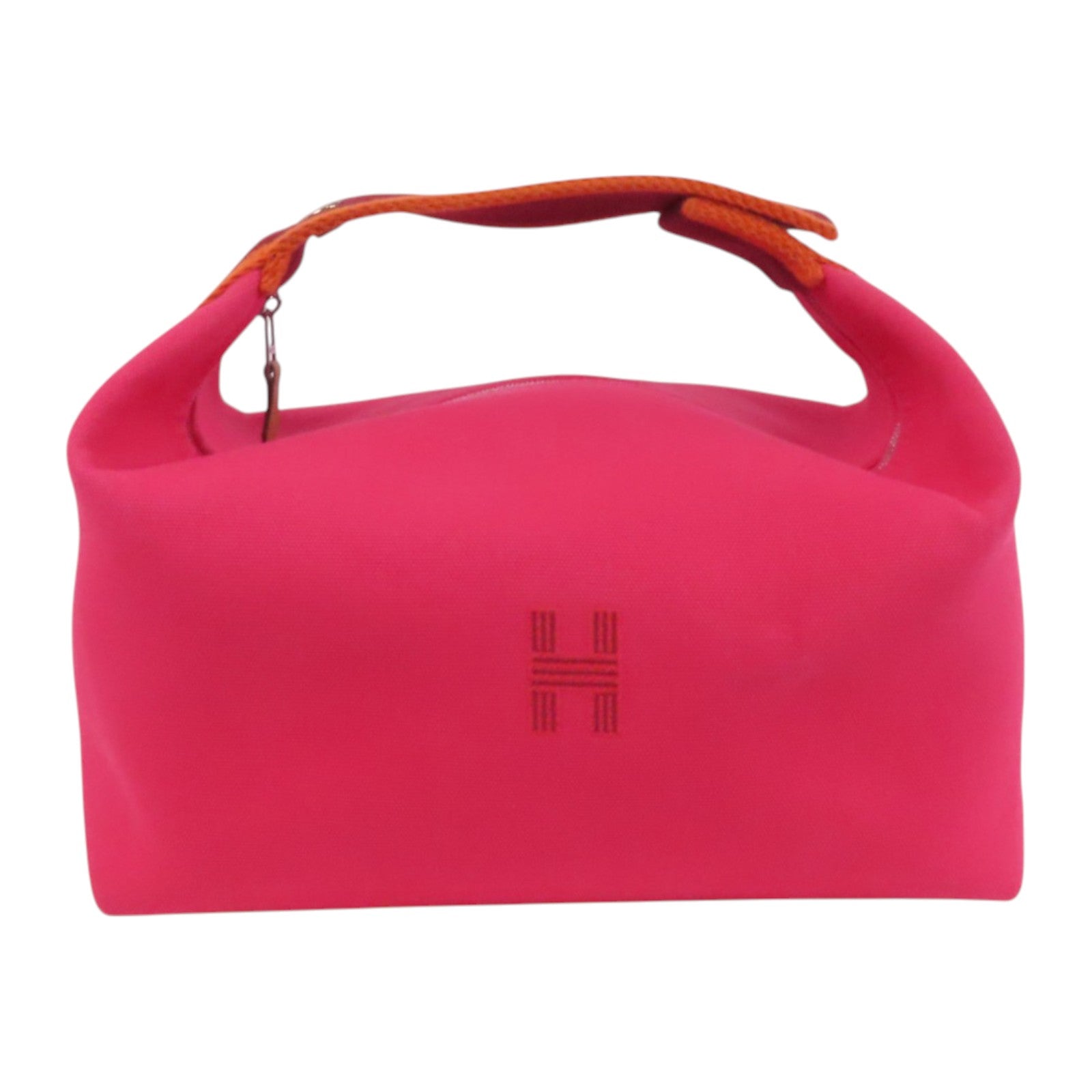 HERMES 【激減優惠】帆布Bride A Brac GM銀扣手挽袋