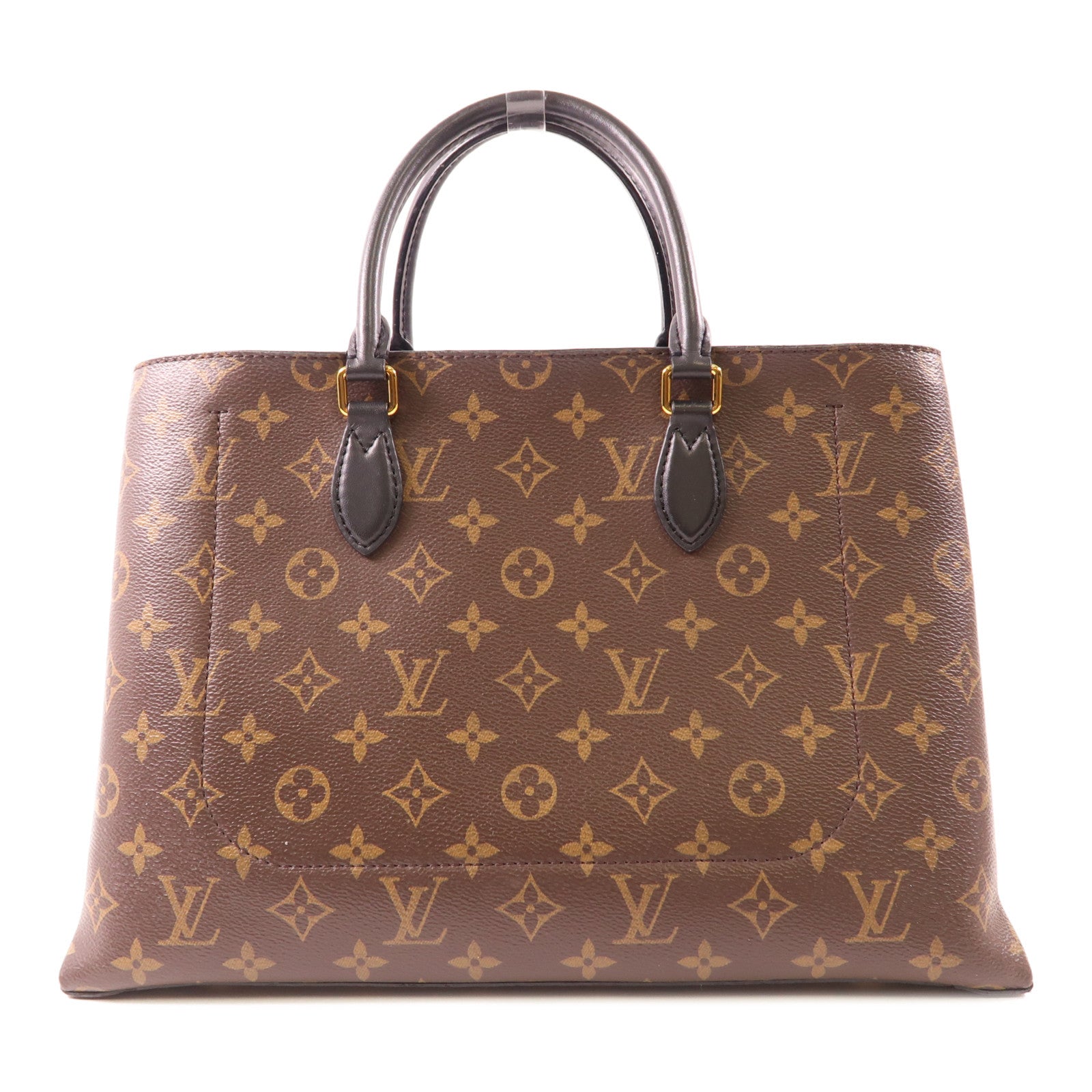 LOUIS VUITTON LV GHW Flower Tote 2 Way Shoulder Handbag M43550 Monogram Brown