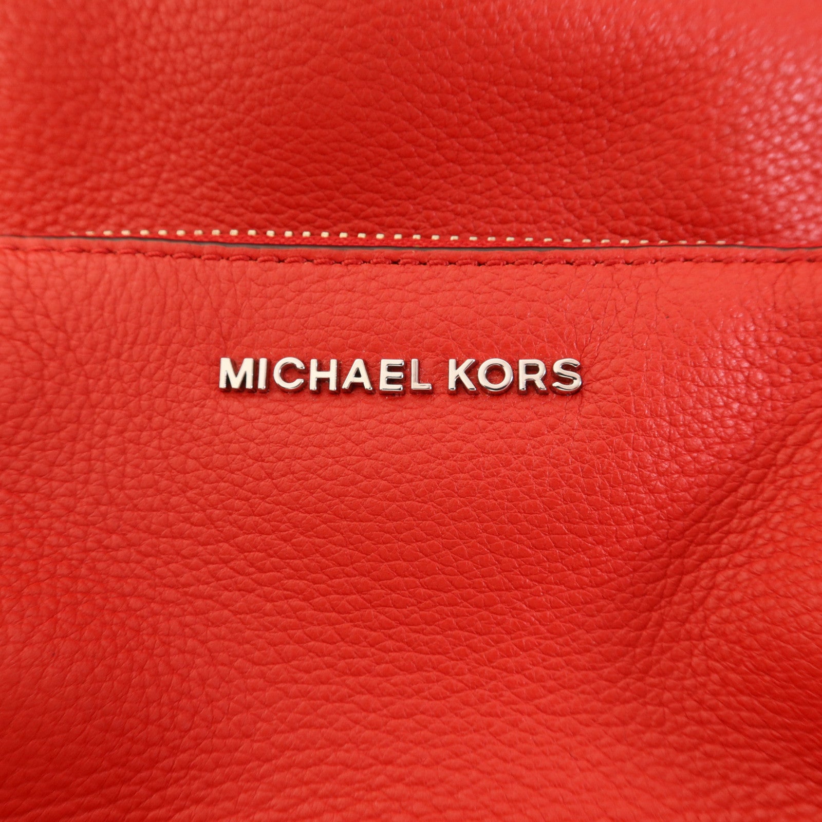 Michael Kors 牛皮皮革Backpack銀扣背包