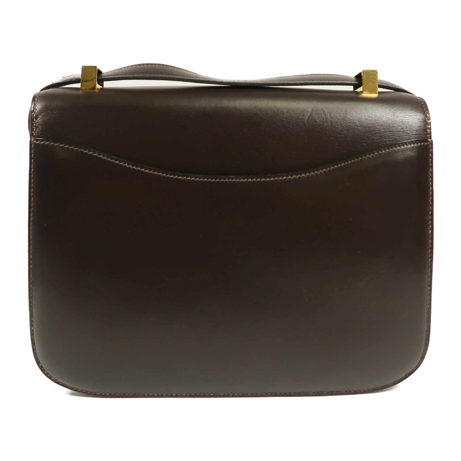 HERMES Box Calf皮革Constance 23金扣肩背袋