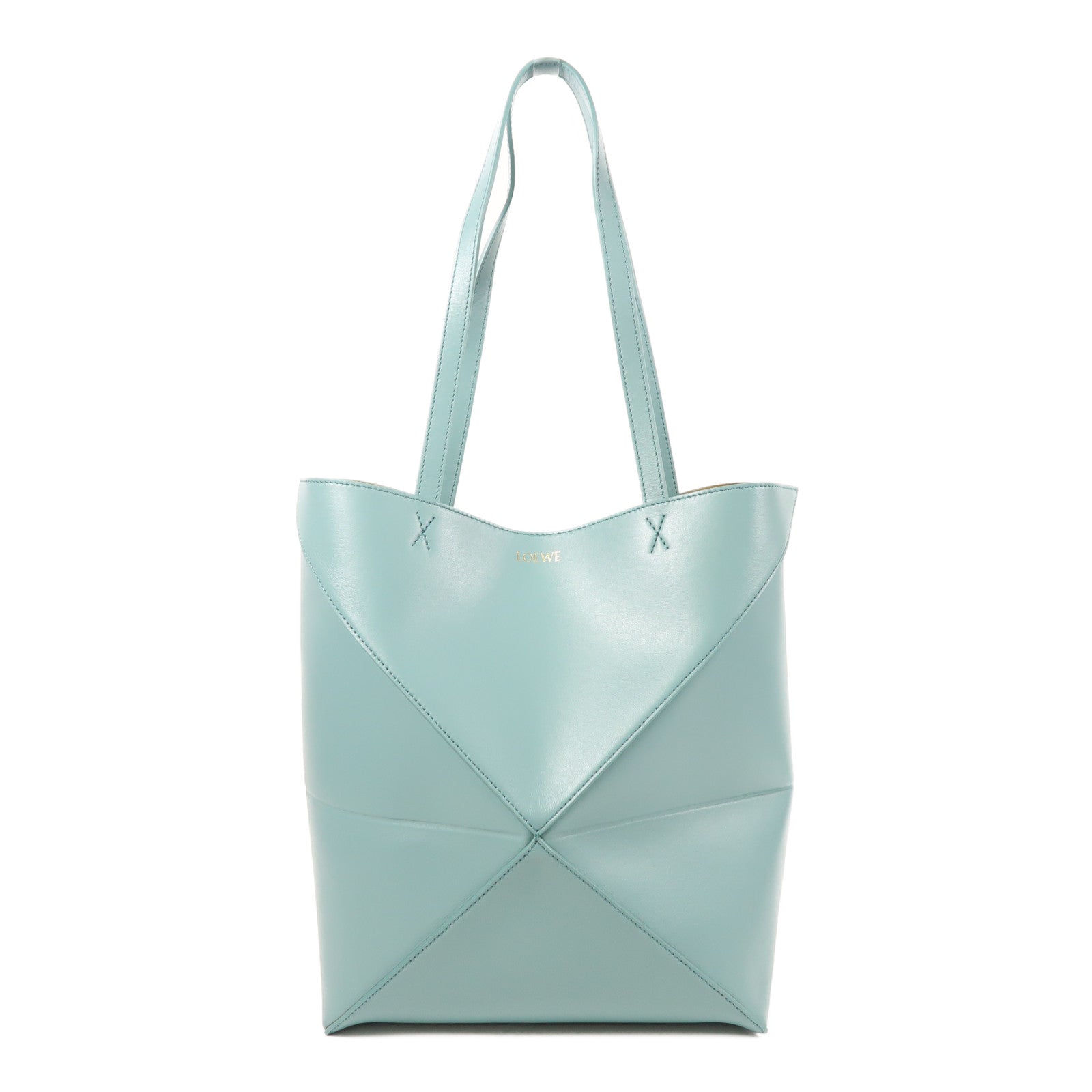 LOEWE 牛皮皮革Puzzle Fold Tote手挽袋